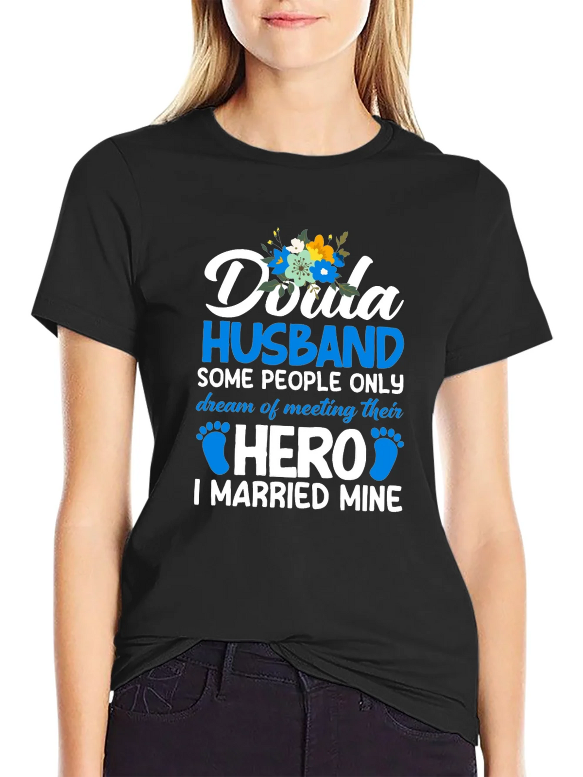 Doula Husband Hero T-Shirt product image 2