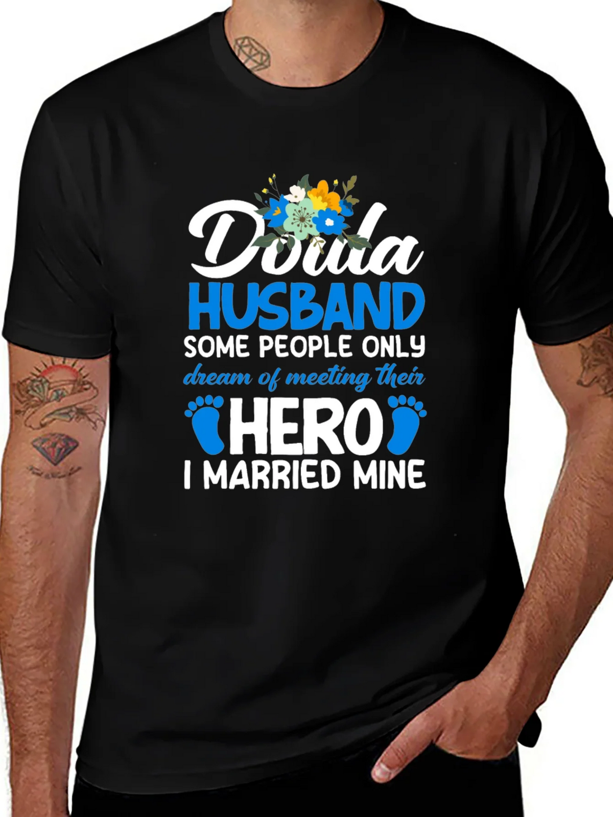 Doula Husband Hero T-Shirt product image 1