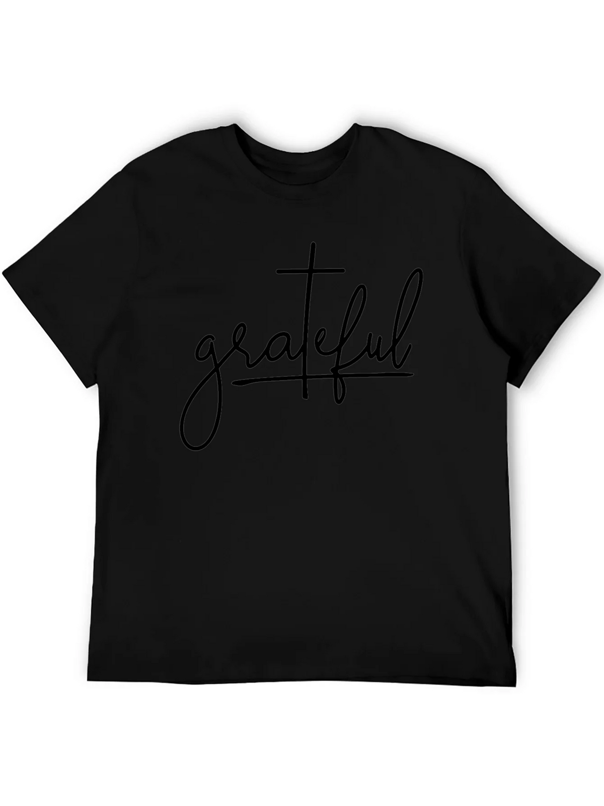 Grateful Christian Tee - Black Crew Neck T-Shirt product image 4