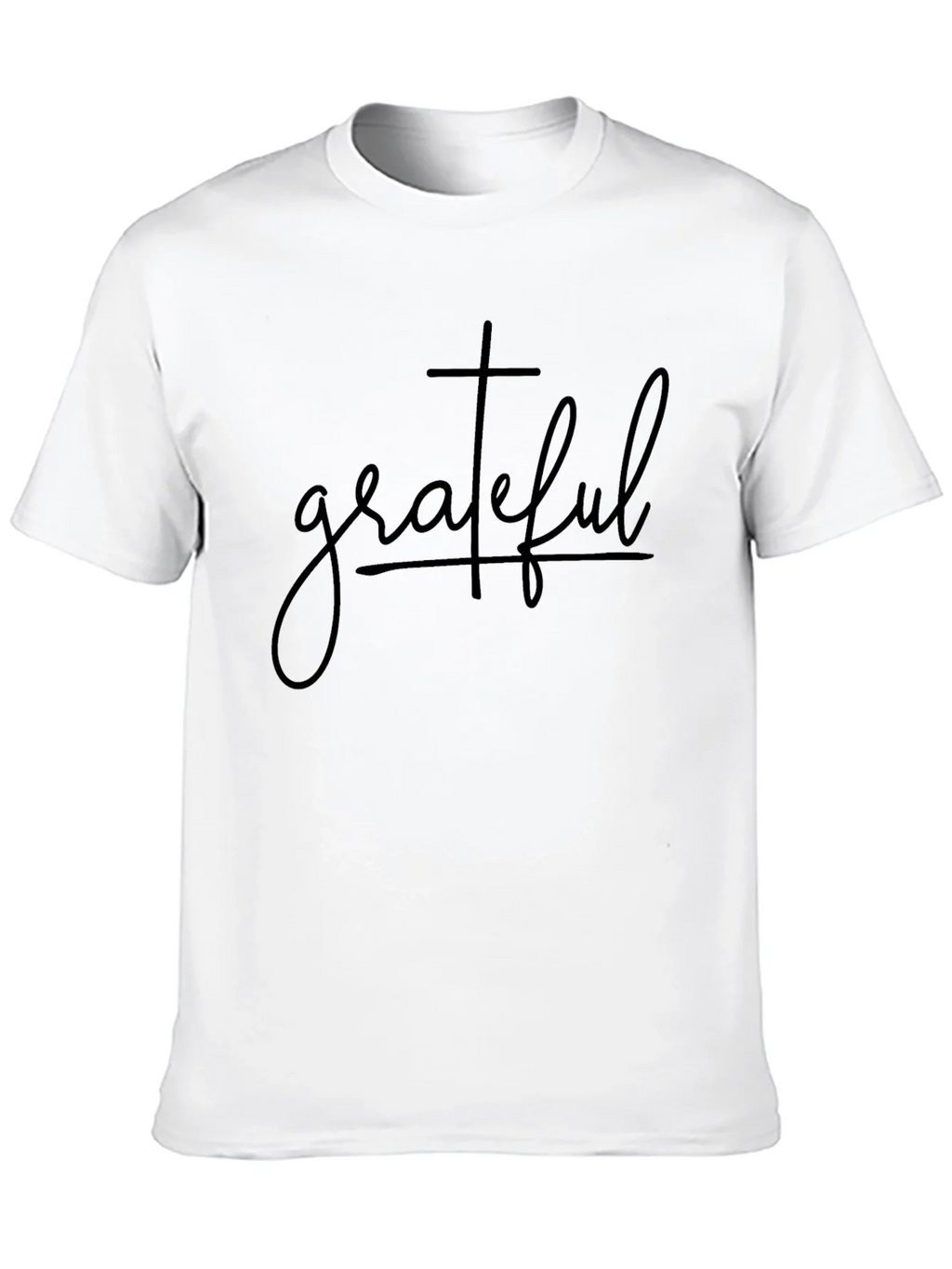 Grateful Christian Tee - Black Crew Neck T-Shirt product image 8