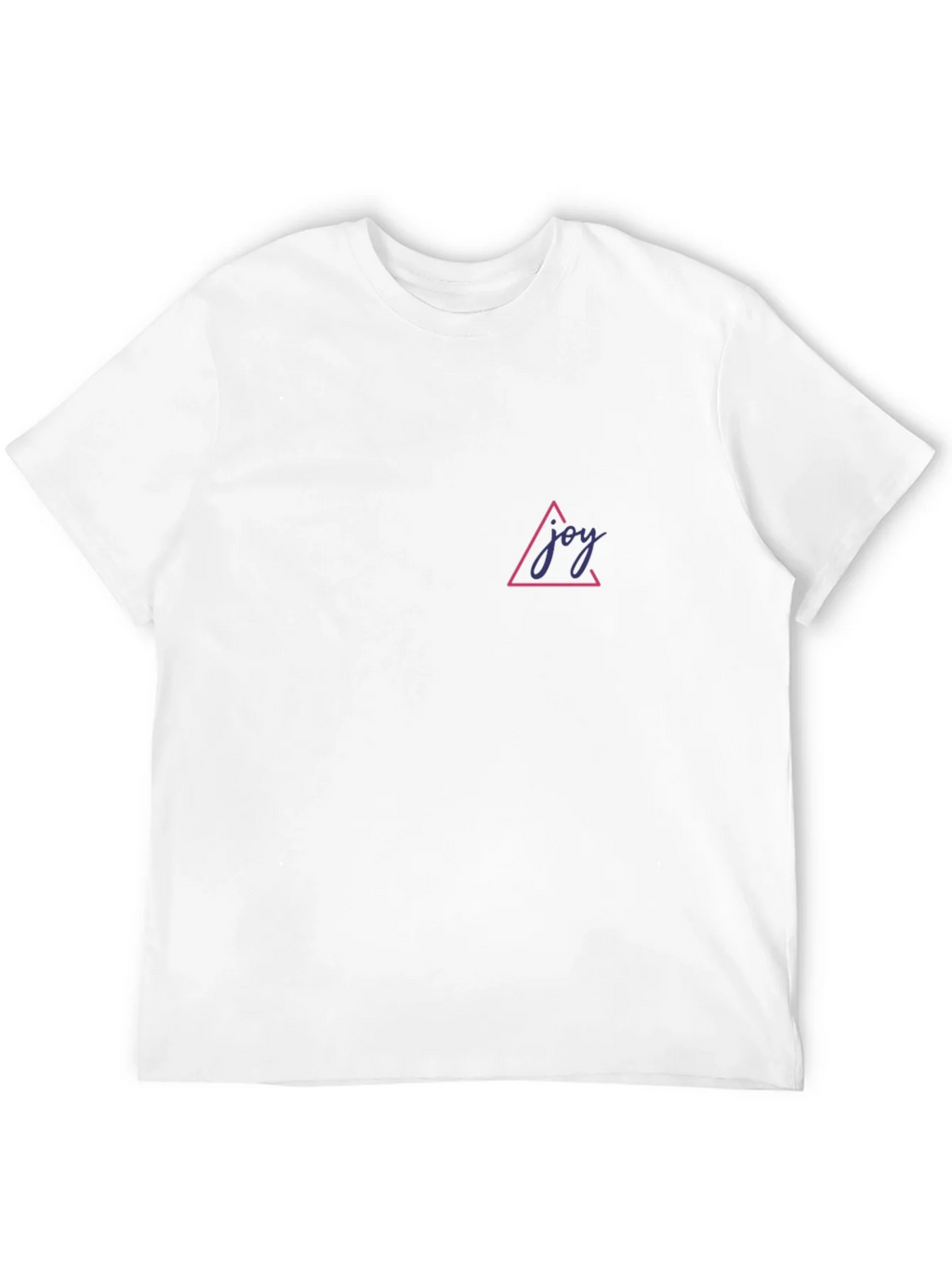 Joy Triangle Graphic Tee - Black Casual T-Shirt product image 7