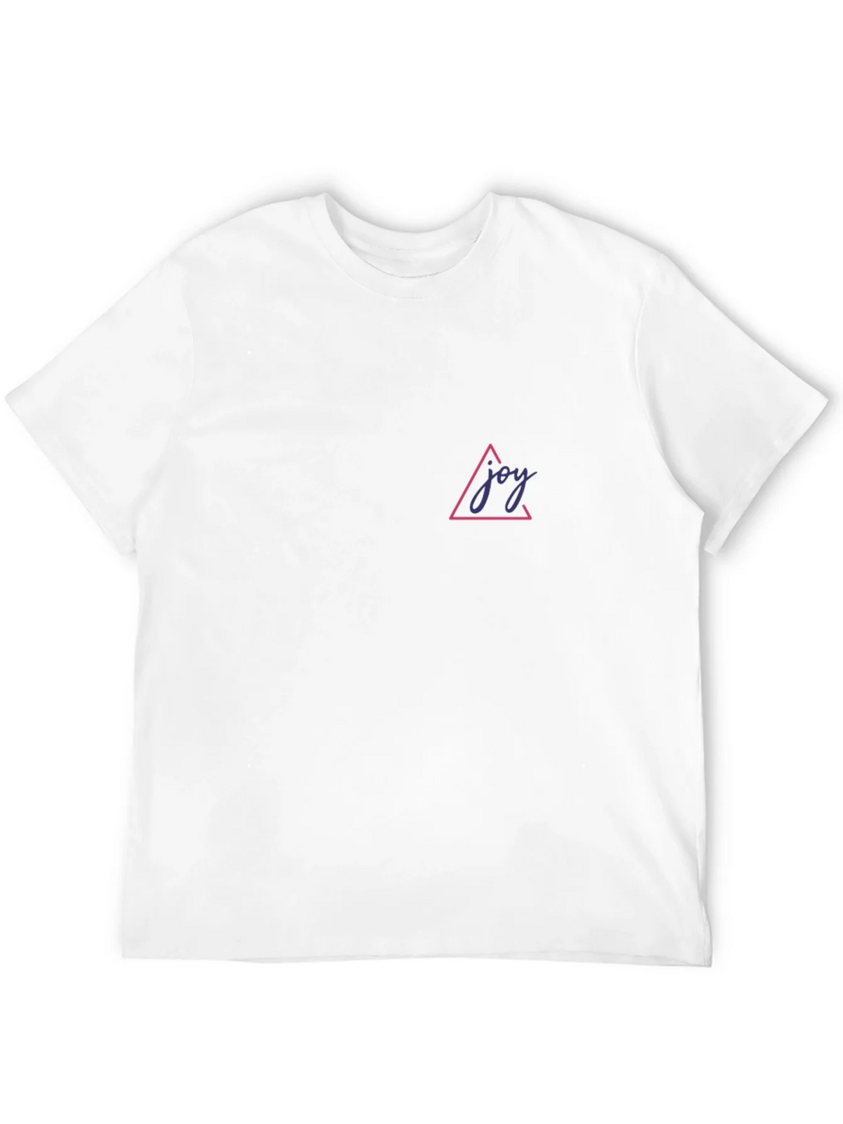 Joy Triangle Graphic Tee - Black Casual T-Shirt product image 7