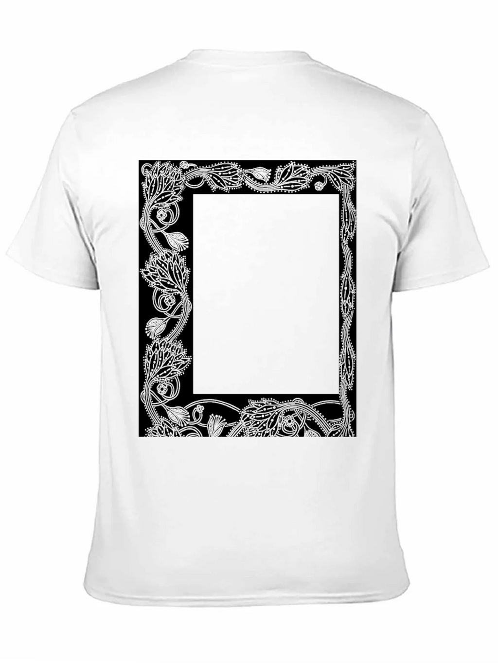 Floral Border Graphic Tee - Black product image 10