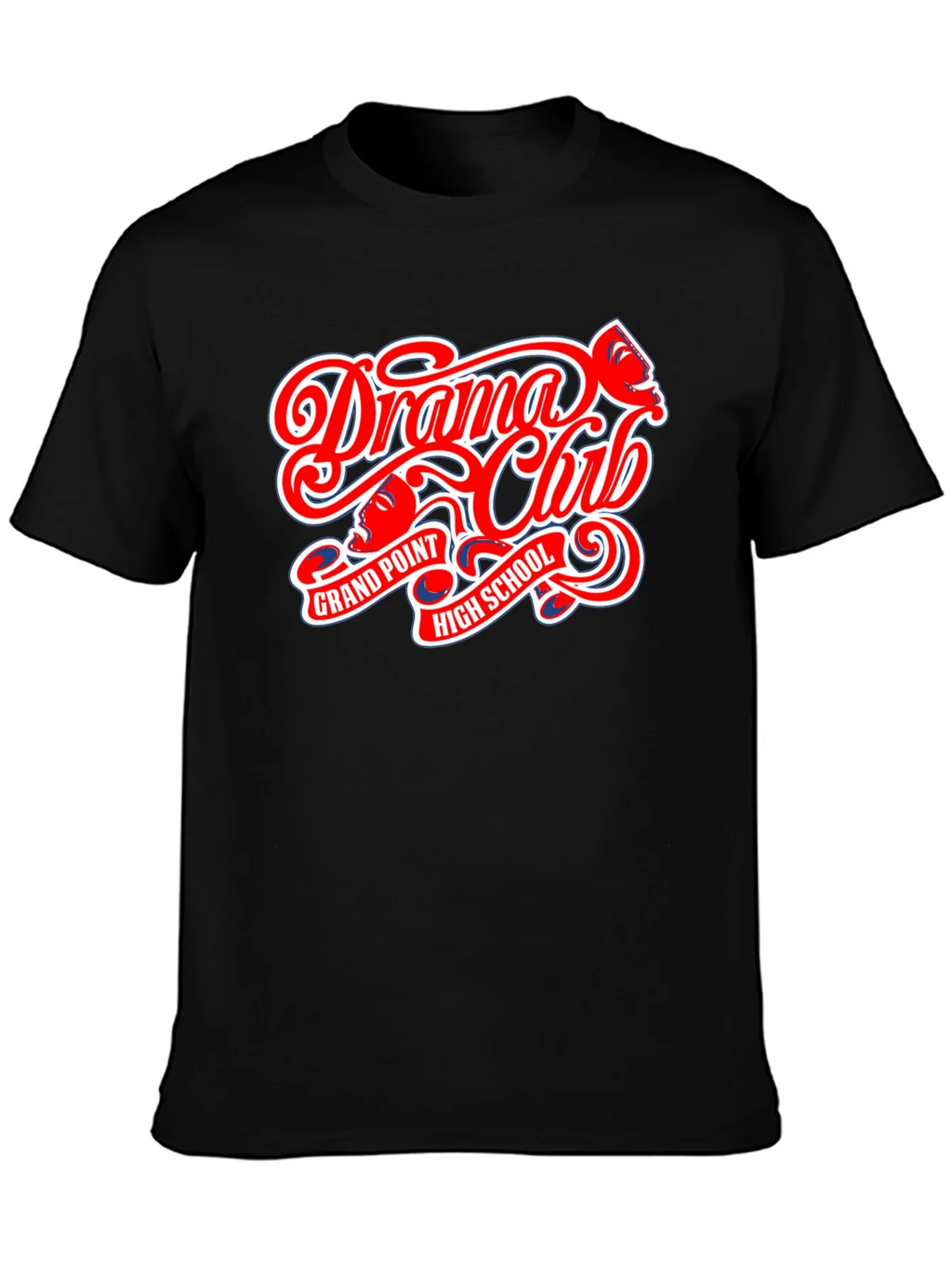 Drama Club High School Black T-Shirt product image 3