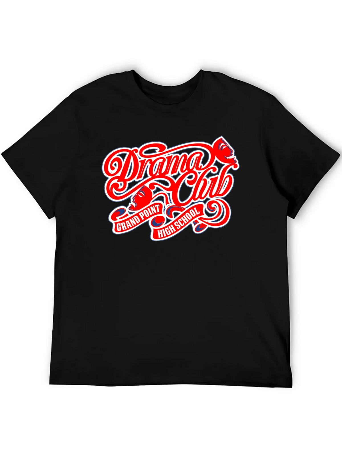 Drama Club High School Black T-Shirt product image 5