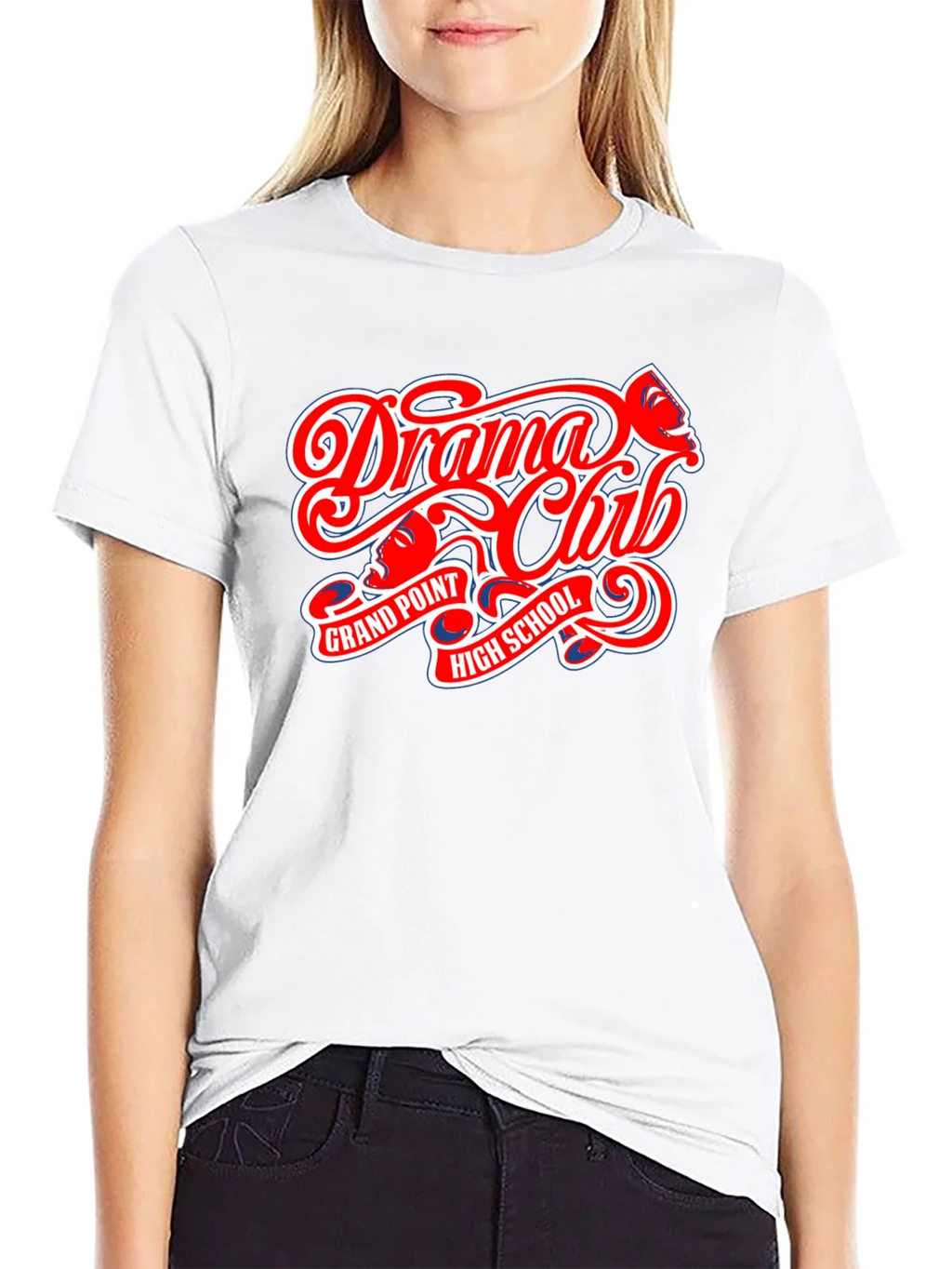 Drama Club High School Black T-Shirt product image 8