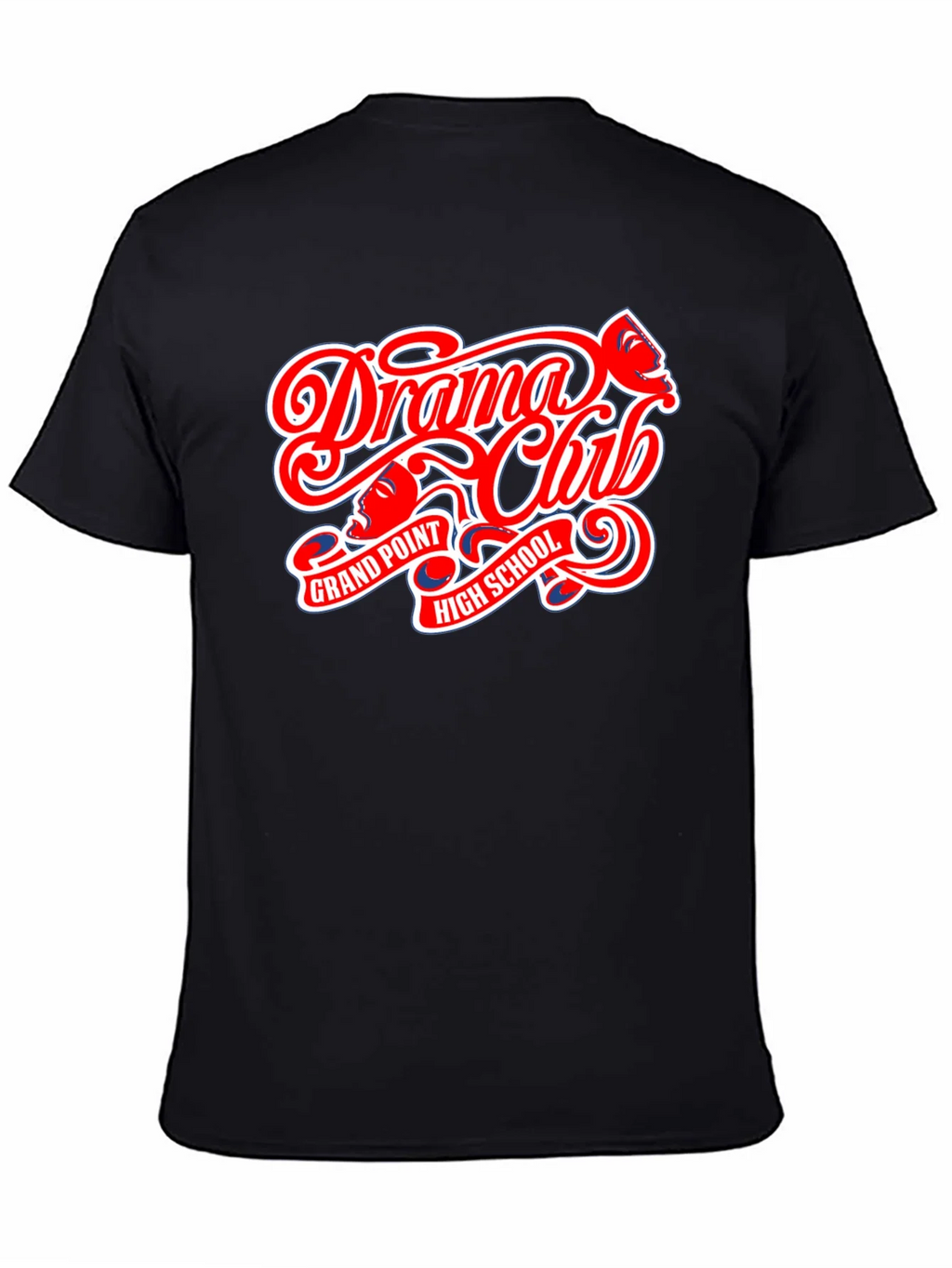 Drama Club High School Black T-Shirt product image 4
