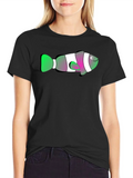 Clown Fish Graphic Tee - Black T-Shirt product image 1