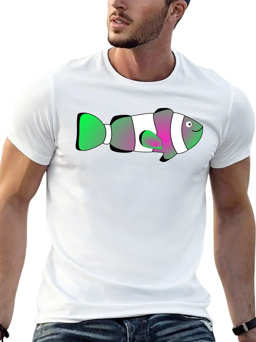 Clown Fish Graphic Tee - Black T-Shirt product image 7