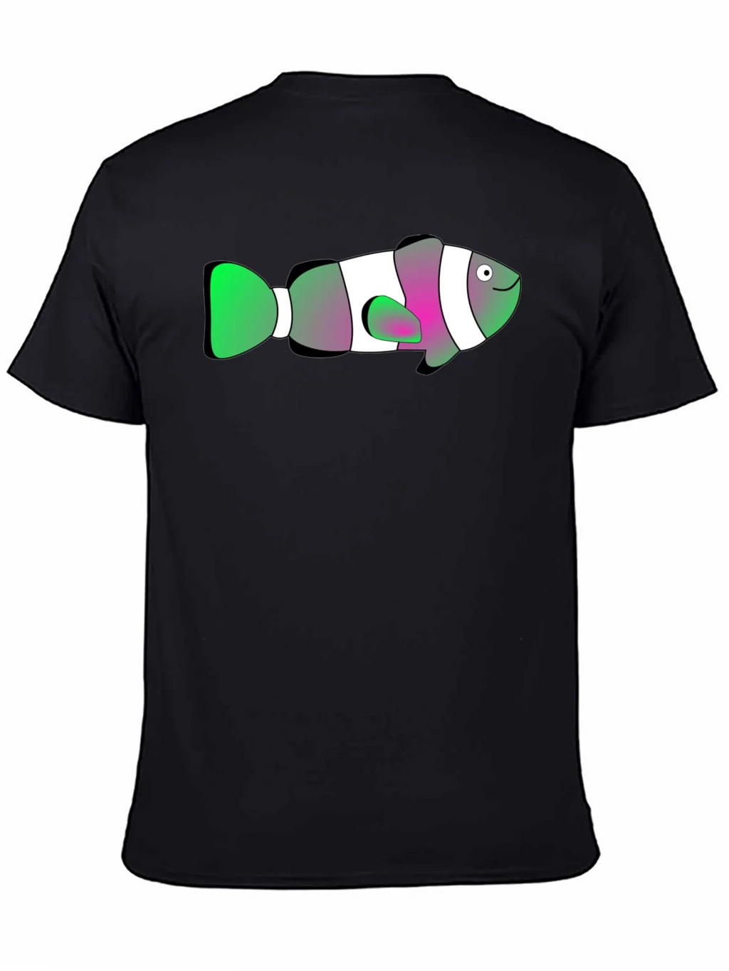 Clown Fish Graphic Tee - Black T-Shirt product image 2