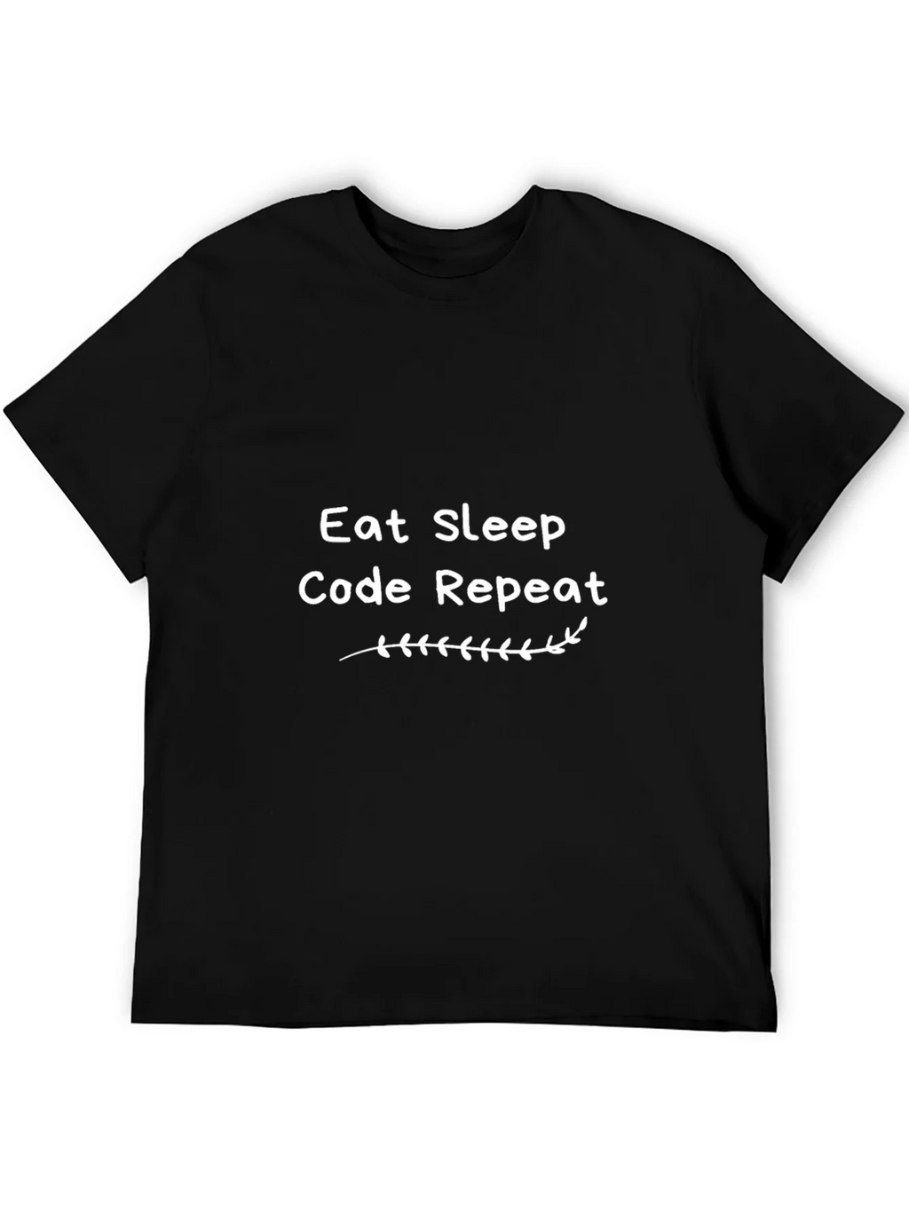 Eat Sleep Code Repeat Black T-Shirt - Programmer Tee product image 5