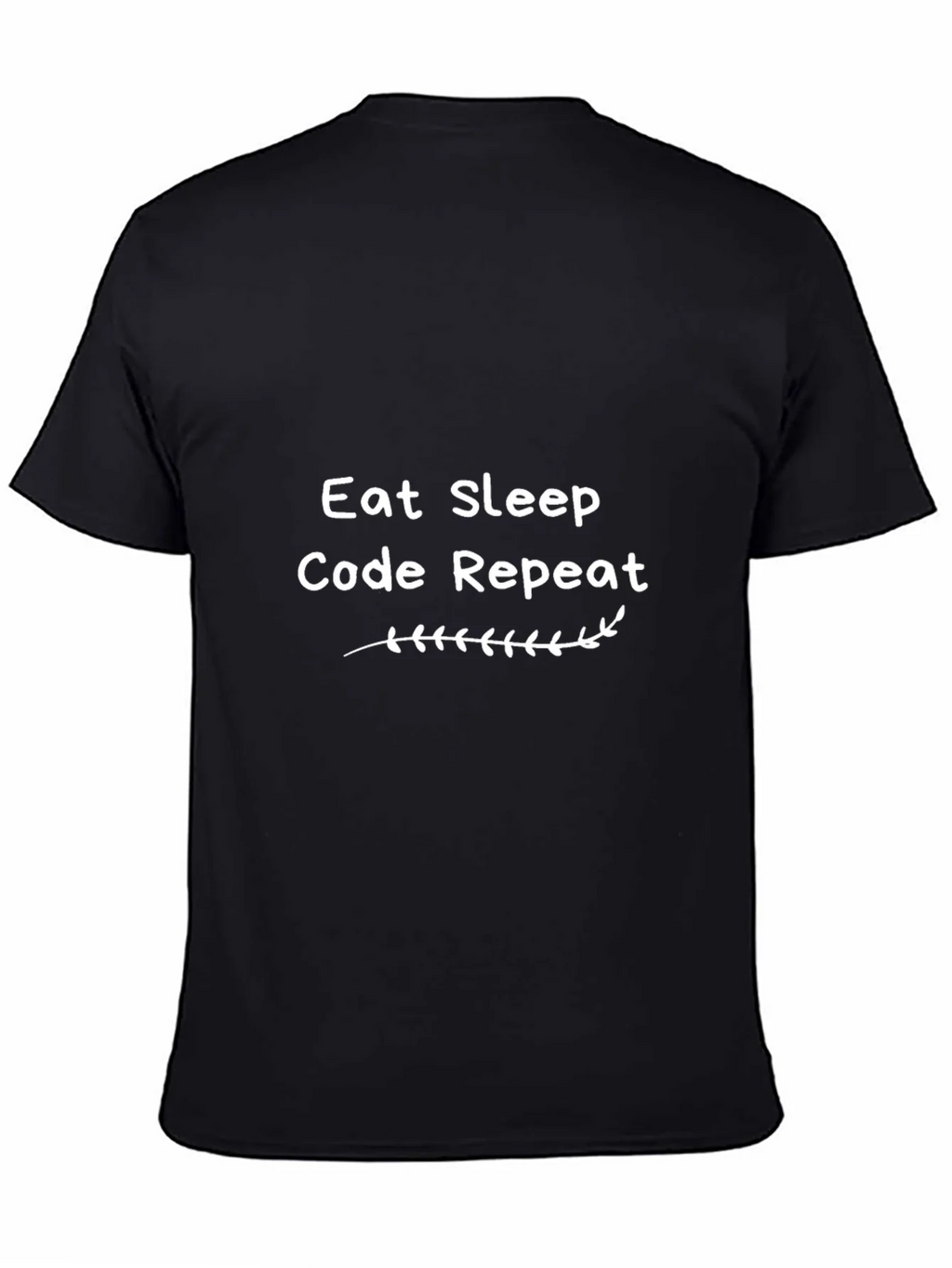 Eat Sleep Code Repeat Black T-Shirt - Programmer Tee product image 4