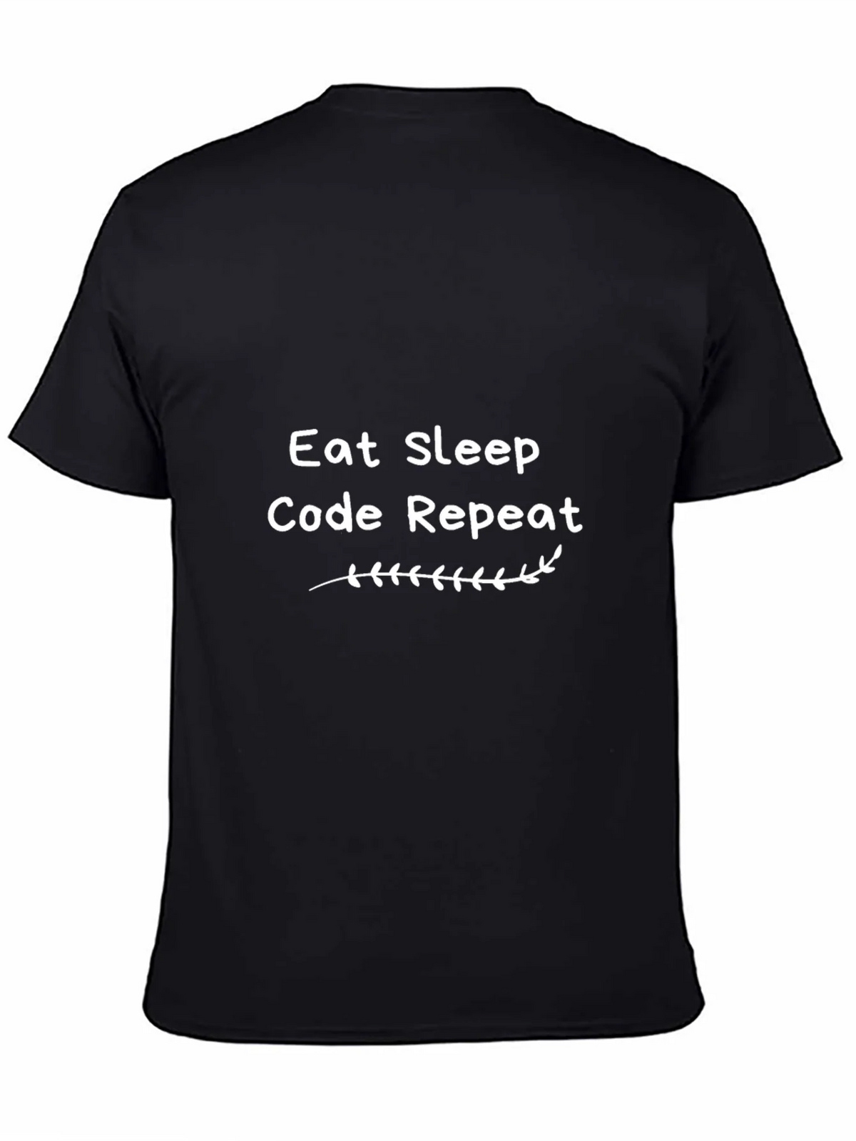Eat Sleep Code Repeat Black T-Shirt - Programmer Tee product image 4