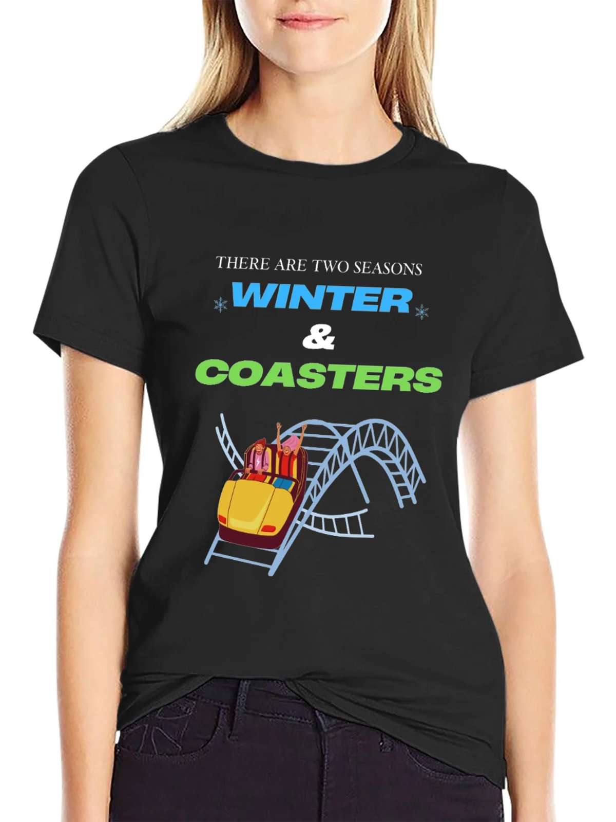 Winter & Coasters T-Shirt - Theme Park Apparel product image 1