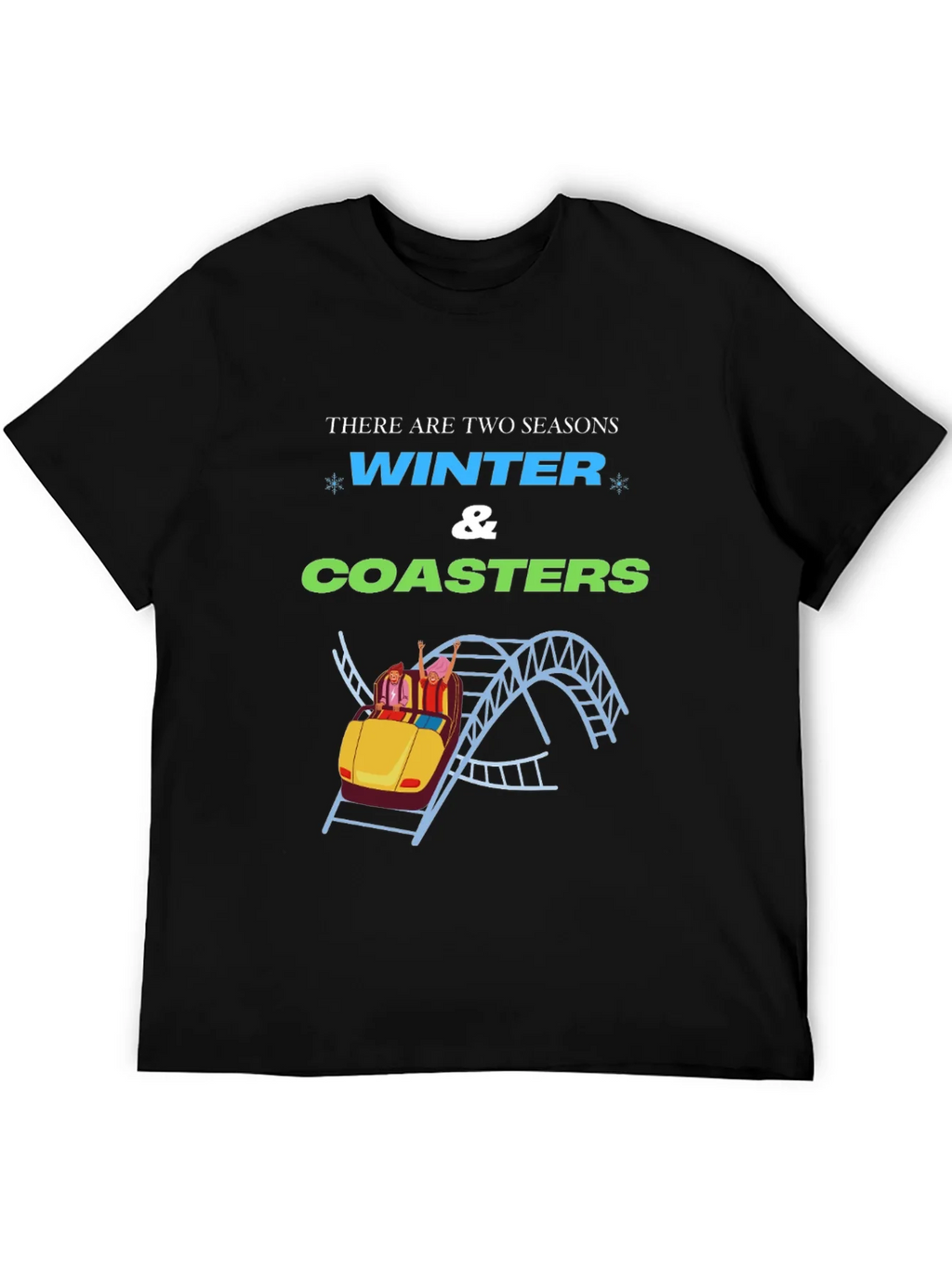 Winter & Coasters T-Shirt - Theme Park Apparel product image 2