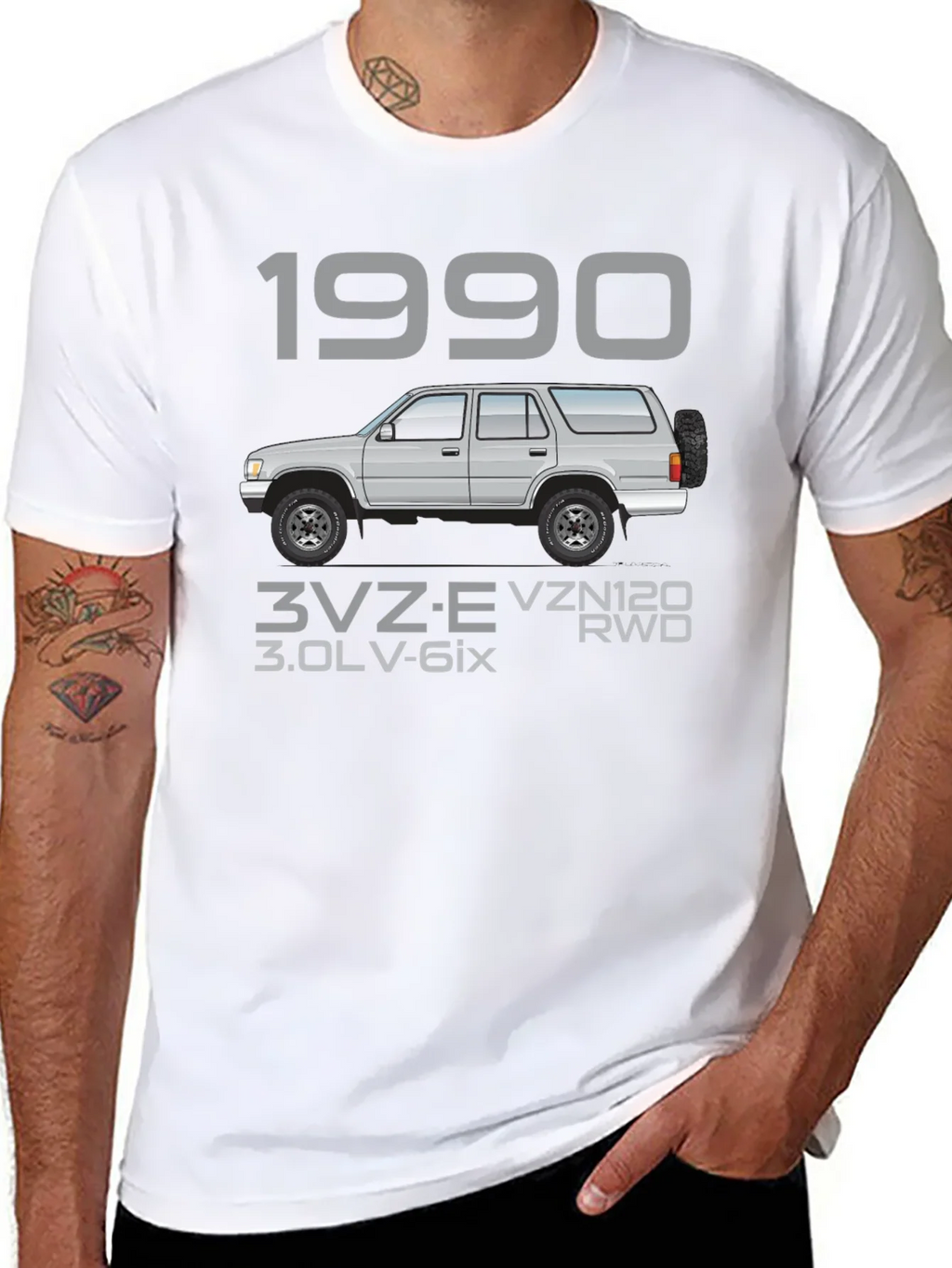 1990 4Runner Graphic Tee - Automotive Enthusiast Shirt product image 7