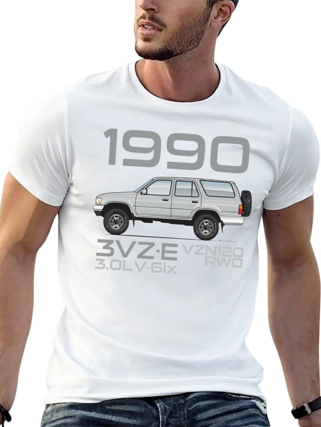 1990 4Runner Graphic Tee - Automotive Enthusiast Shirt product image 12