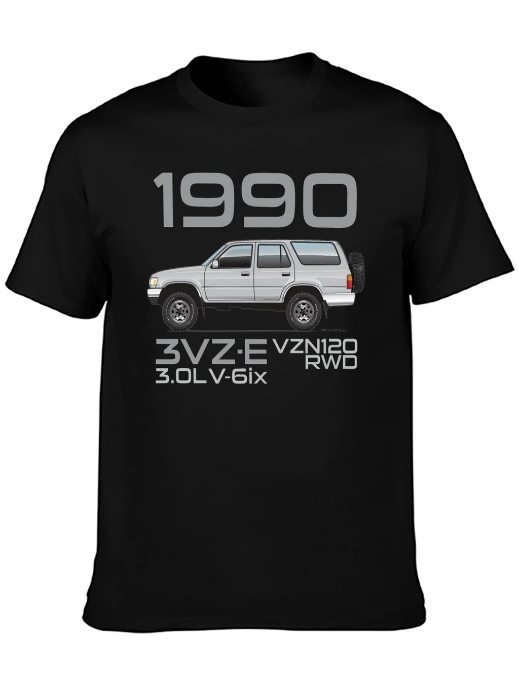 1990 4Runner Graphic Tee - Automotive Enthusiast Shirt product image 3