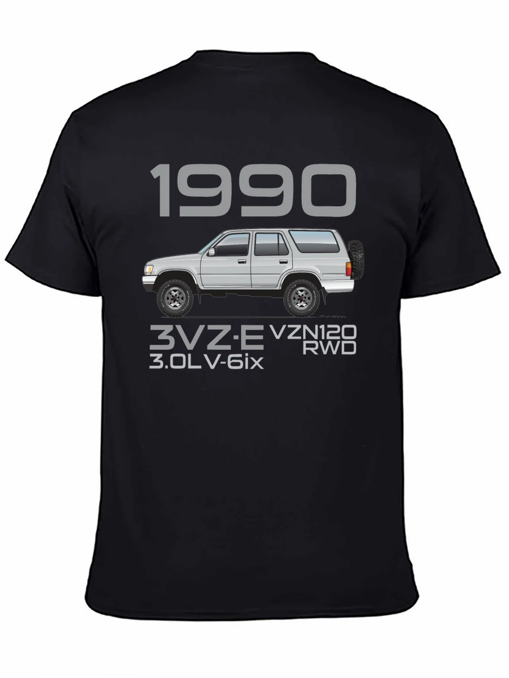 1990 4Runner Graphic Tee - Automotive Enthusiast Shirt product image 4