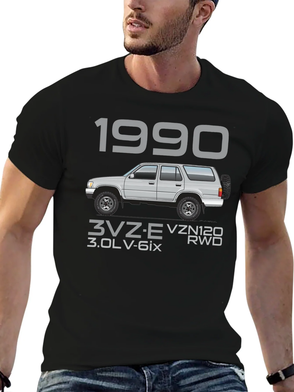 1990 4Runner Graphic Tee - Automotive Enthusiast Shirt product image 6