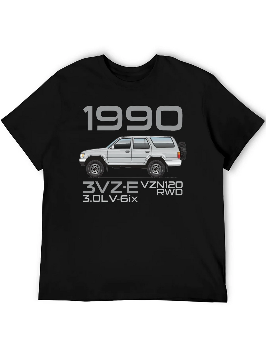 1990 4Runner Graphic Tee - Automotive Enthusiast Shirt product image 5