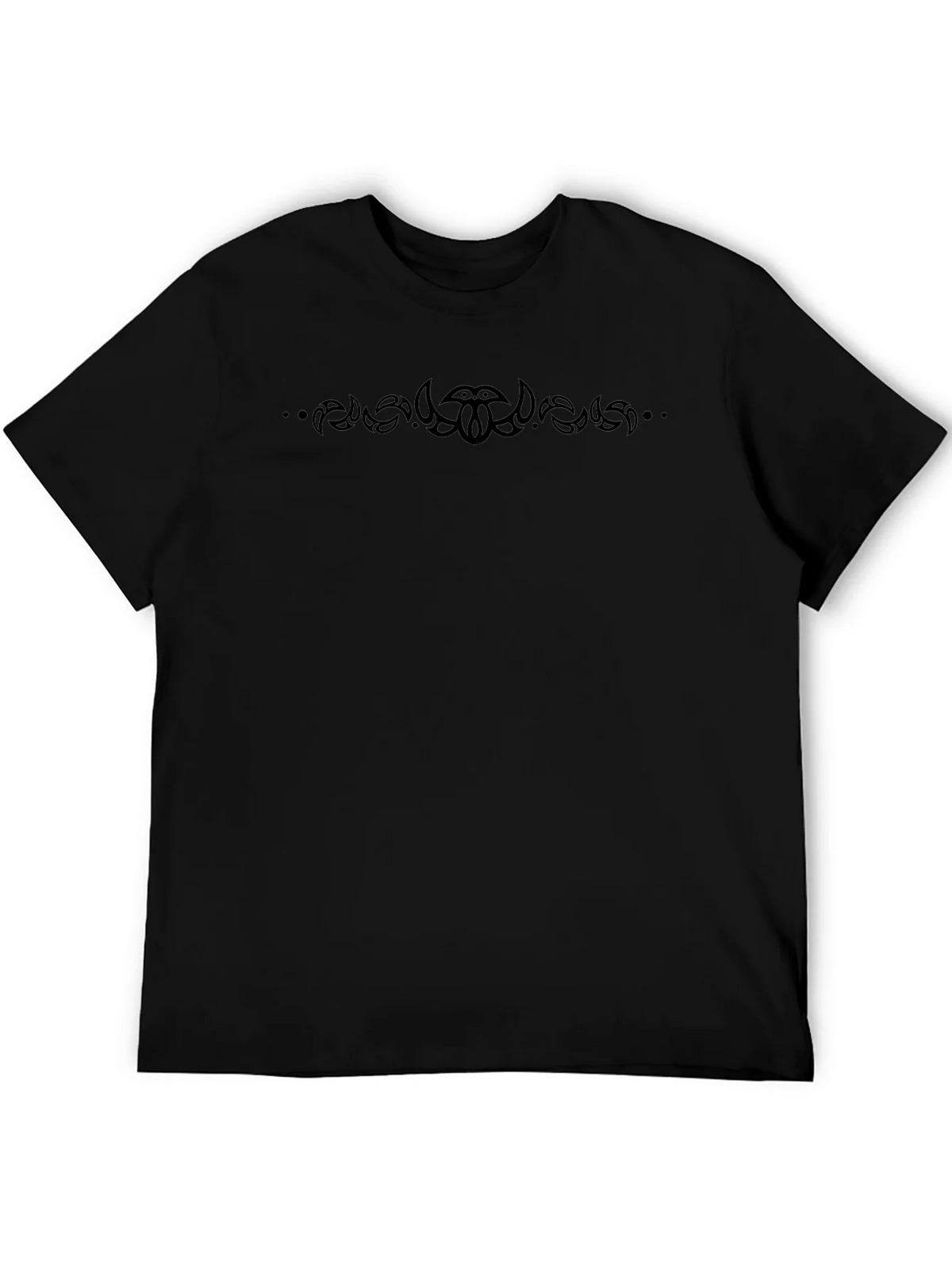 Tribal Design Black T-Shirt - Soft Cotton Blend product image 3