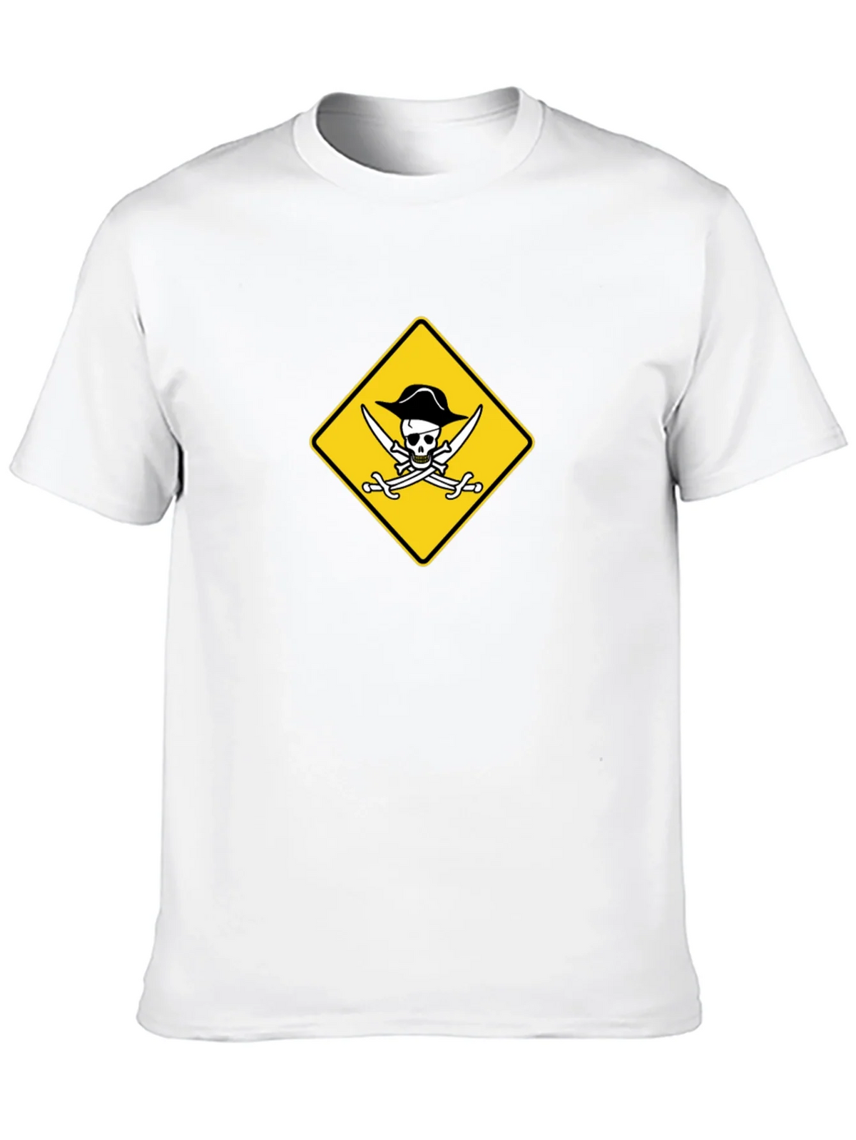 Pirate Skull & Swords Graphic Black T-Shirt product image 9
