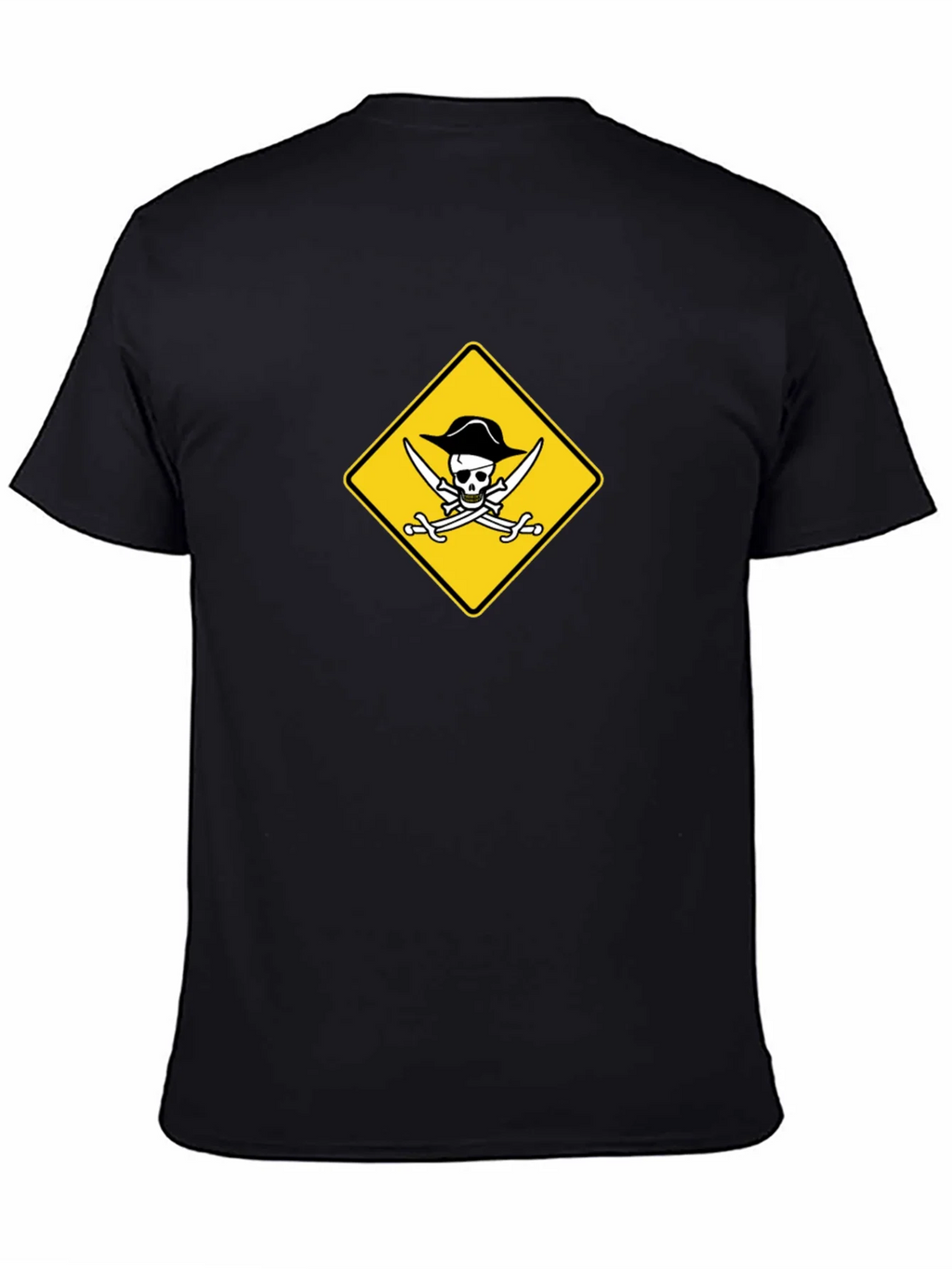 Pirate Skull & Swords Graphic Black T-Shirt product image 4
