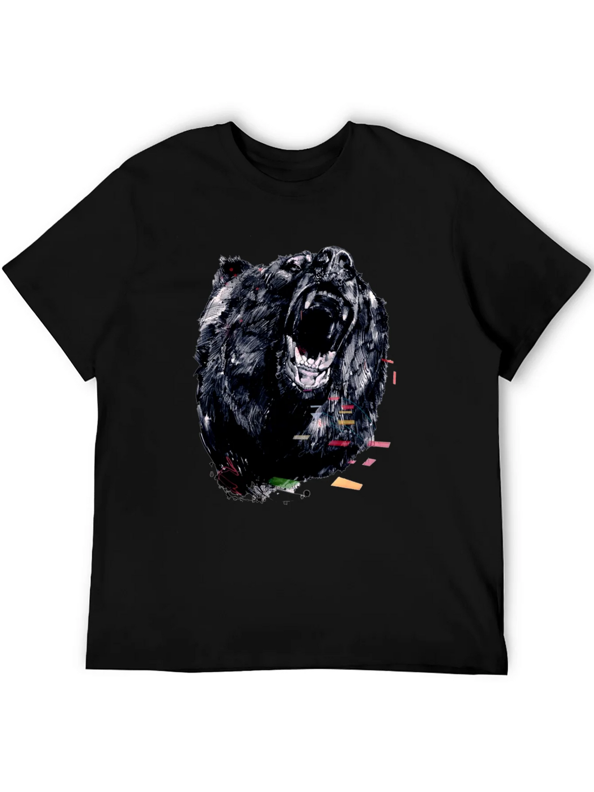 Bear Graphic Tee - Mens Black T-Shirt product image 5