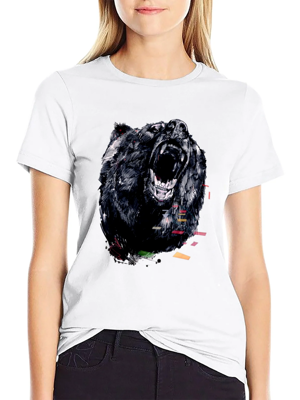 Bear Graphic Tee - Mens Black T-Shirt product image 8
