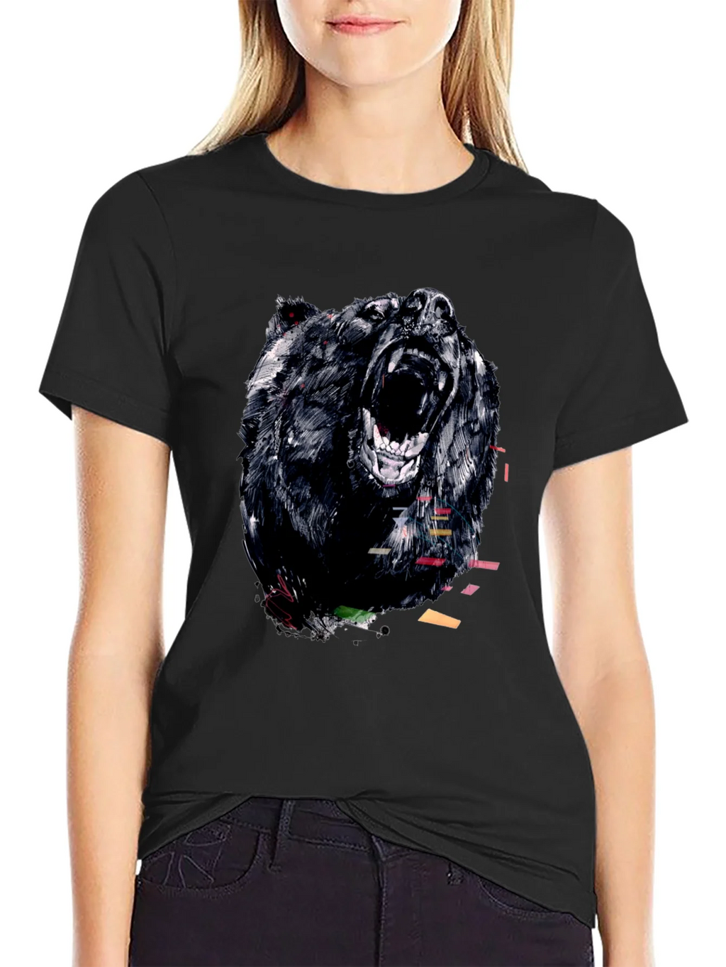 Bear Graphic Tee - Mens Black T-Shirt product image 2