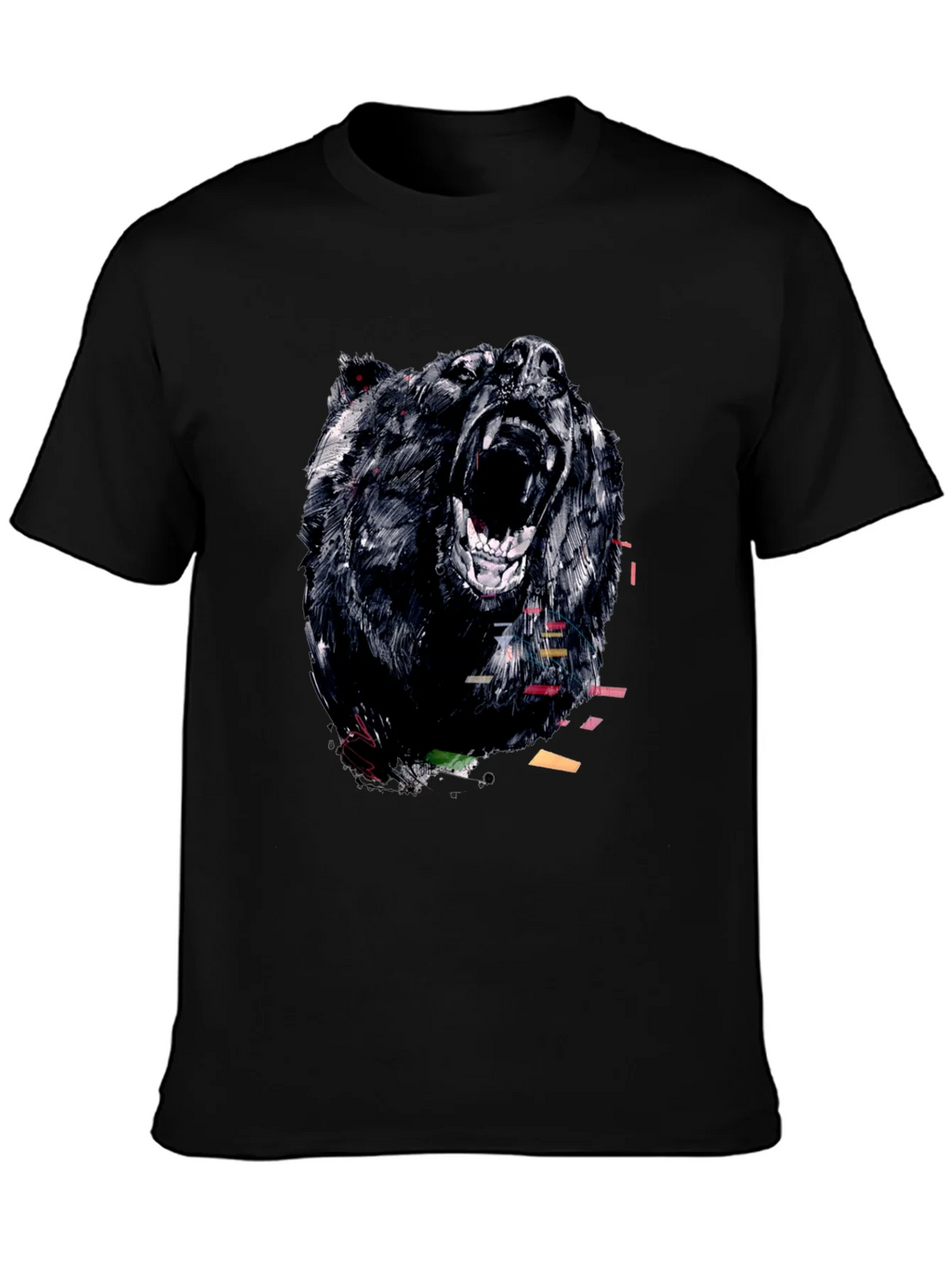 Bear Graphic Tee - Mens Black T-Shirt product image 3