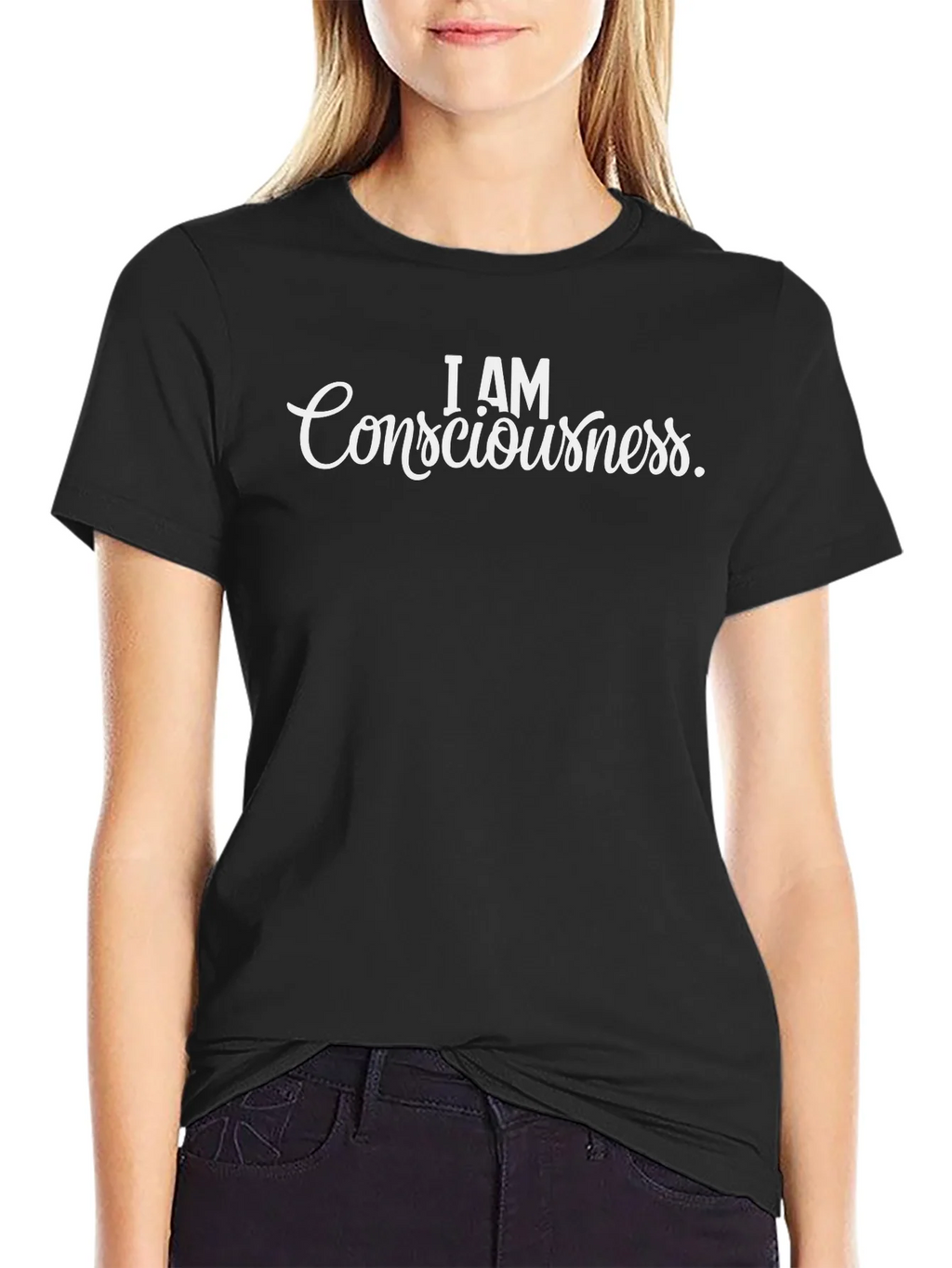 I AM Consciousness Black T-Shirt product image 2
