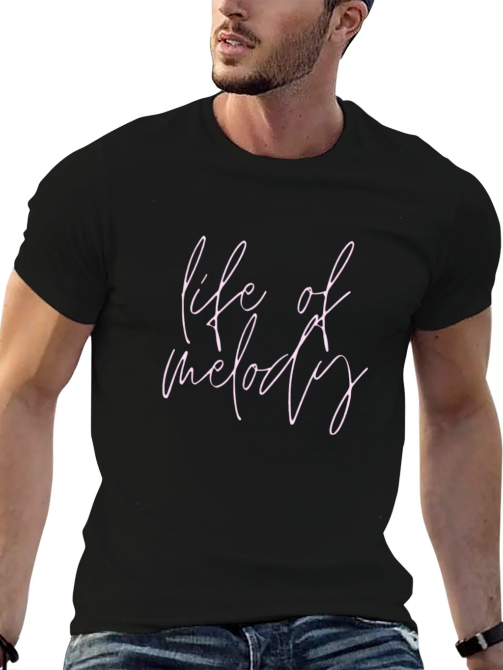 Life of Melody Black Graphic Tee product image 2