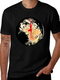 Yoga Tree Pose Graphic Tee - Black product image 1