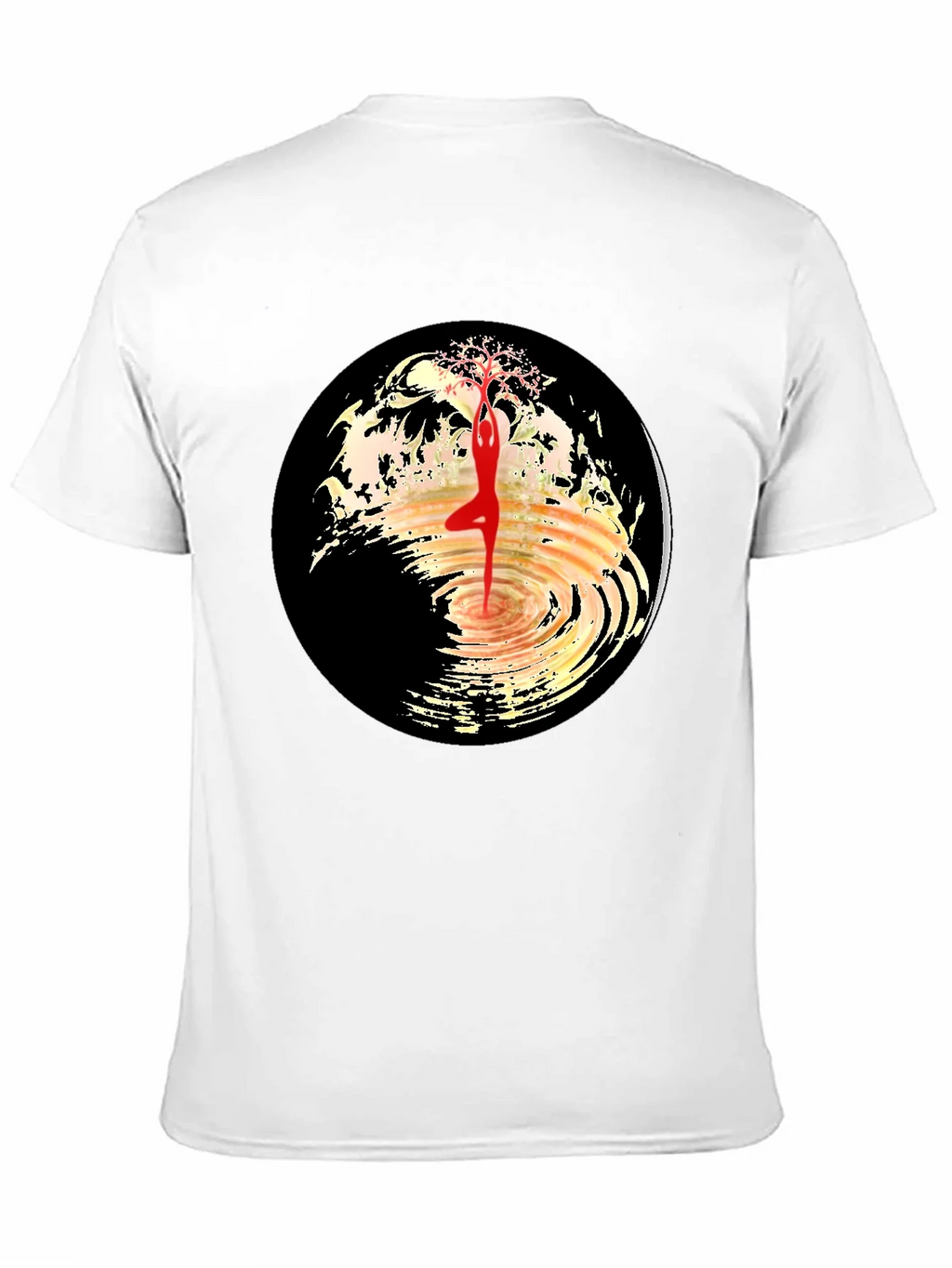 Yoga Tree Pose Graphic Tee - Black product image 10