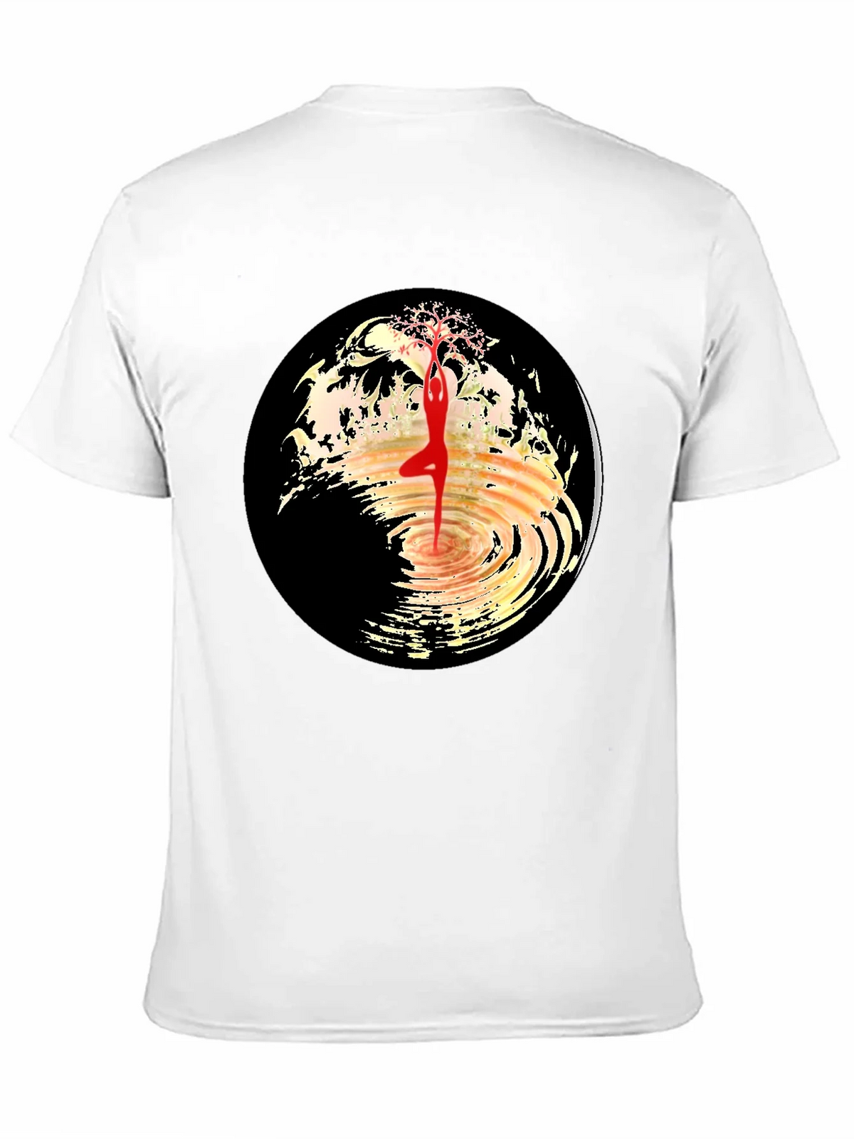 Yoga Tree Pose Graphic Tee - Black product image 10