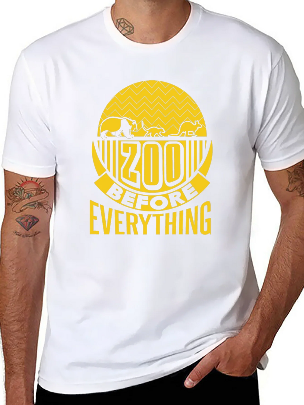 Zoo Before Everything Black T-Shirt product image 7