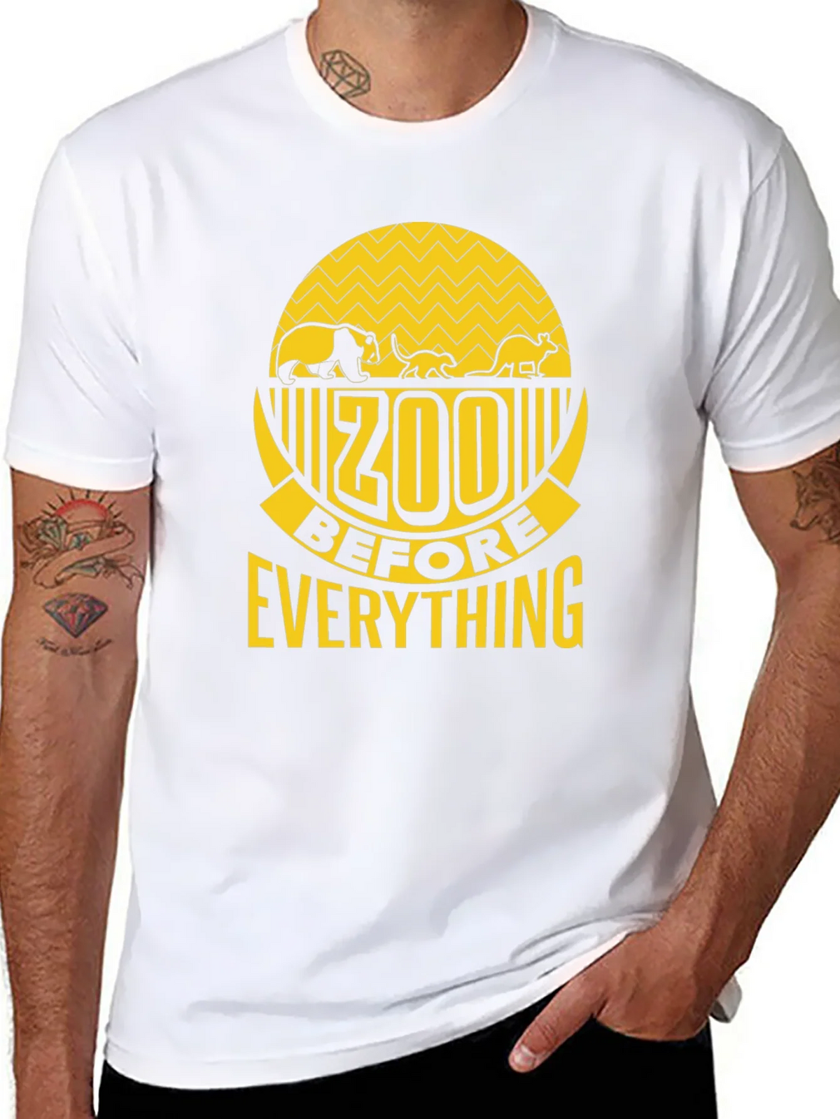 Zoo Before Everything Black T-Shirt product image 7