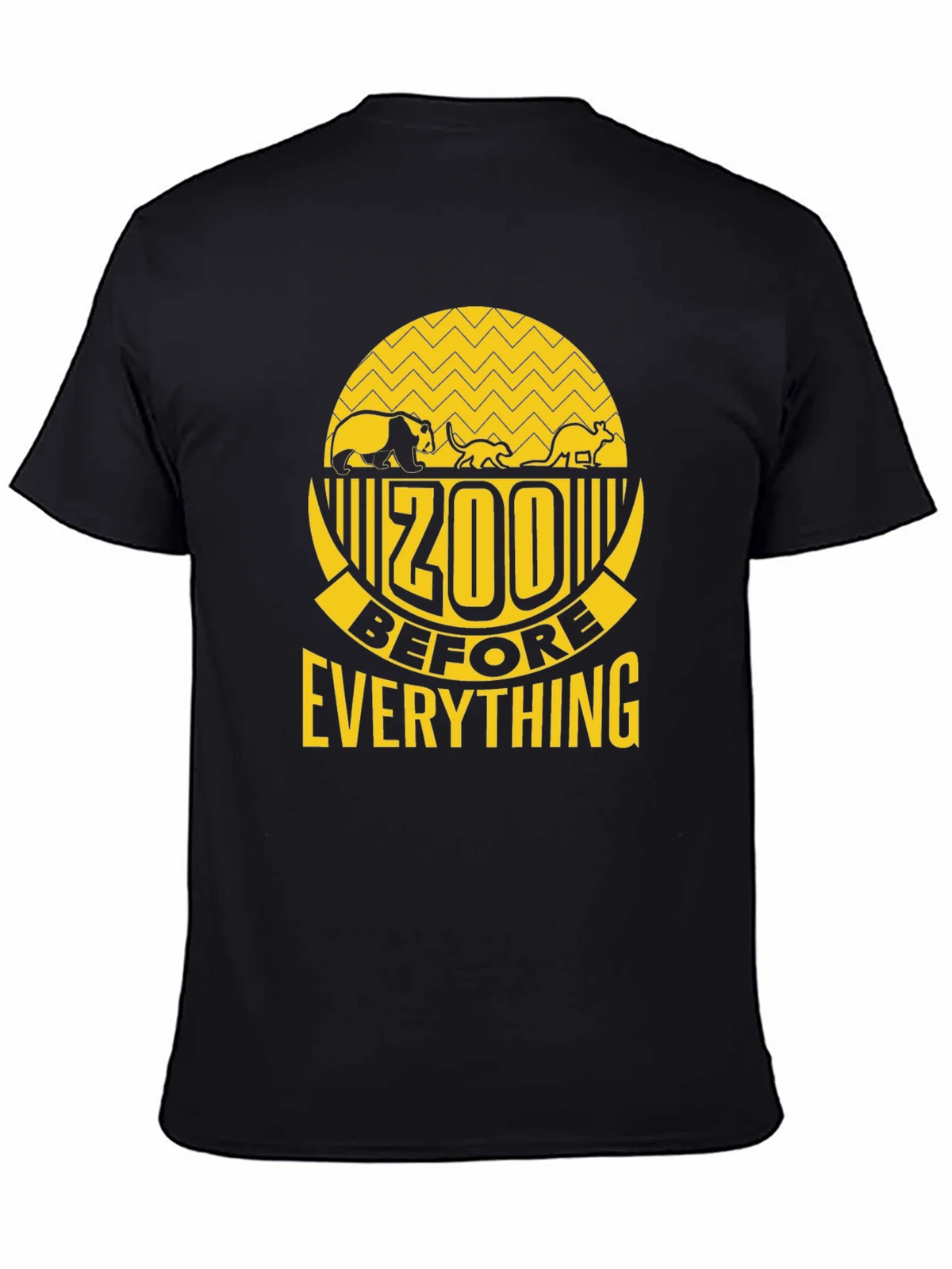 Zoo Before Everything Black T-Shirt product image 4