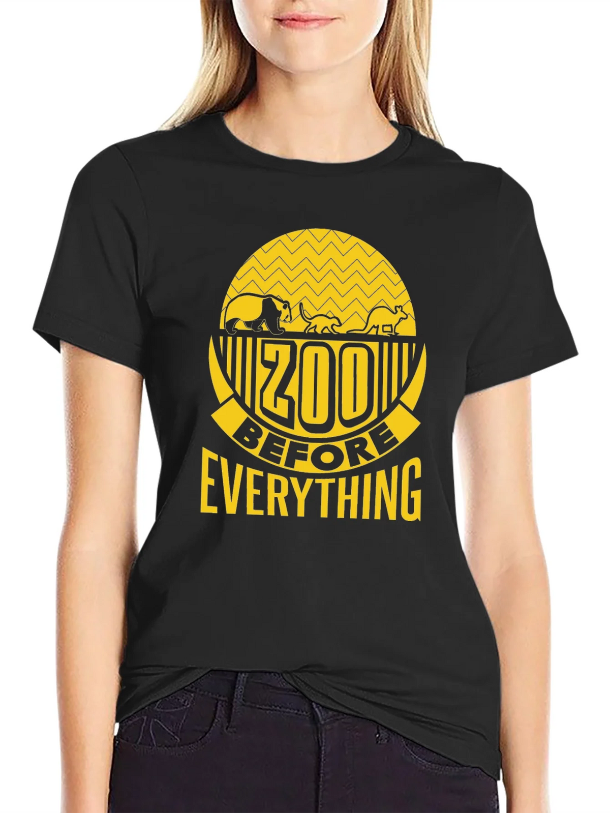 Zoo Before Everything Black T-Shirt product image 2