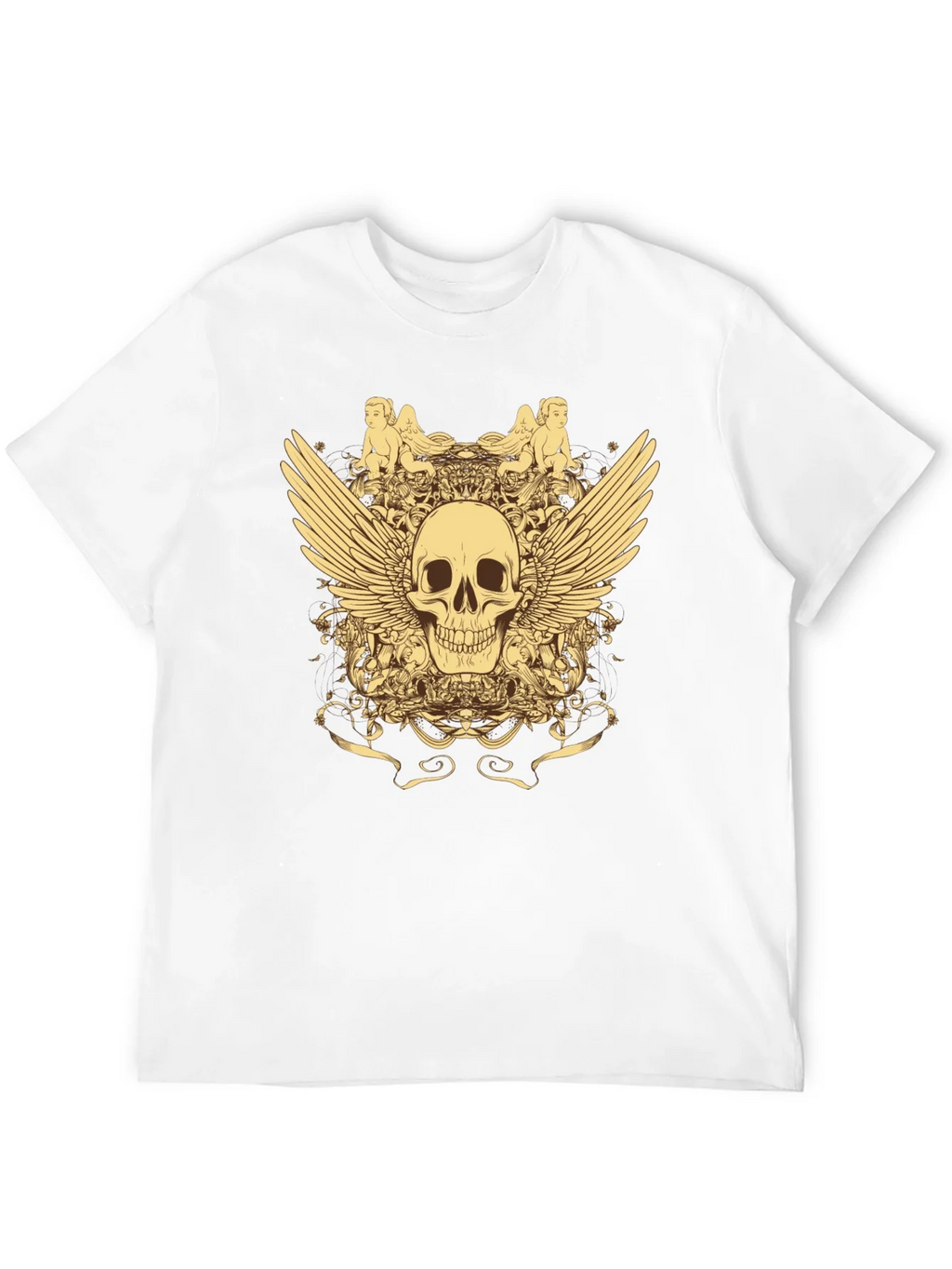 Skull & Wings Graphic T-Shirt - Black product image 11