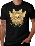 Skull & Wings Graphic T-Shirt - Black product image 1