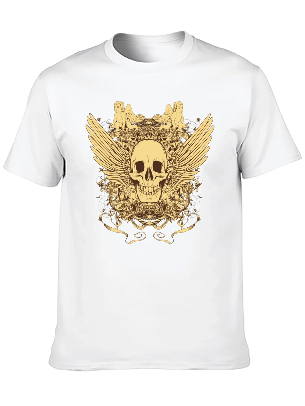 Skull & Wings Graphic T-Shirt - Black product image 9