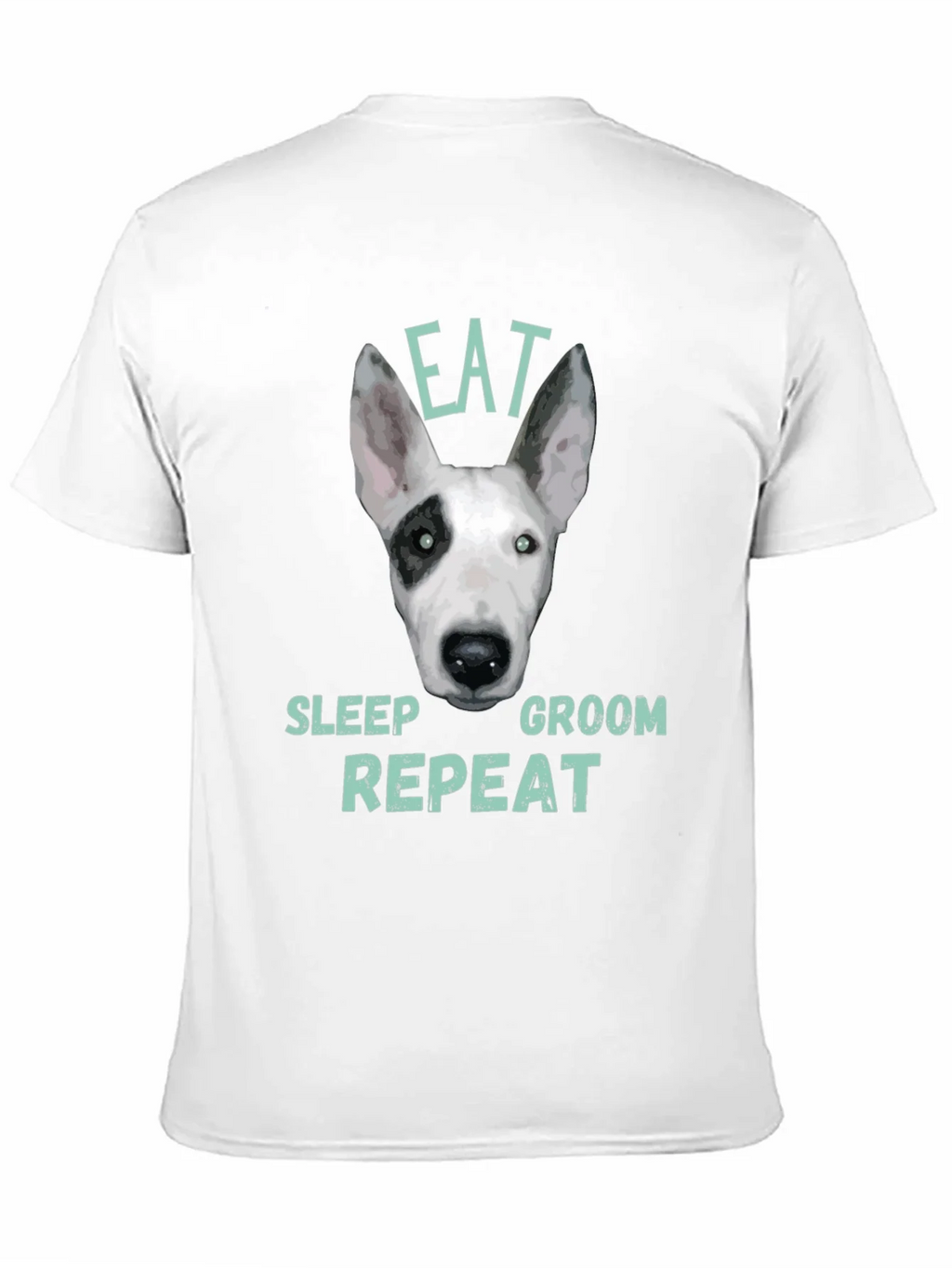 Eat Sleep Groom Repeat Dog T-Shirt product image 10