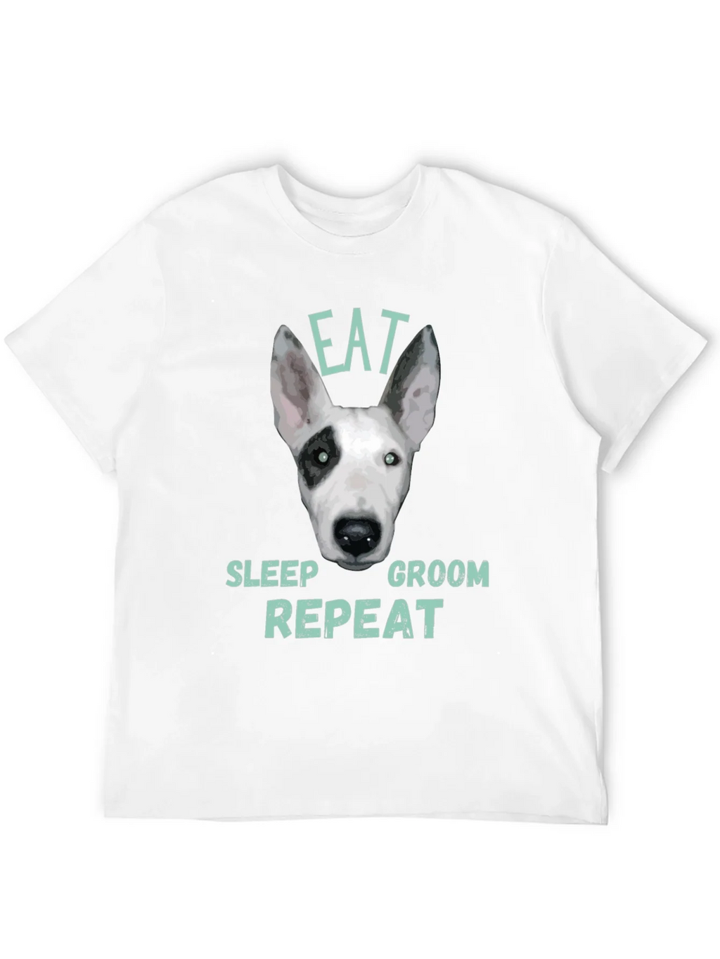 Eat Sleep Groom Repeat Dog T-Shirt product image 11