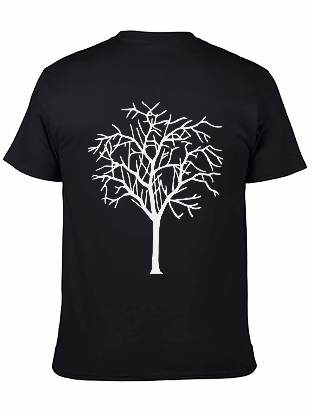 Minimalist Tree Graphic Tee - Black product image 4