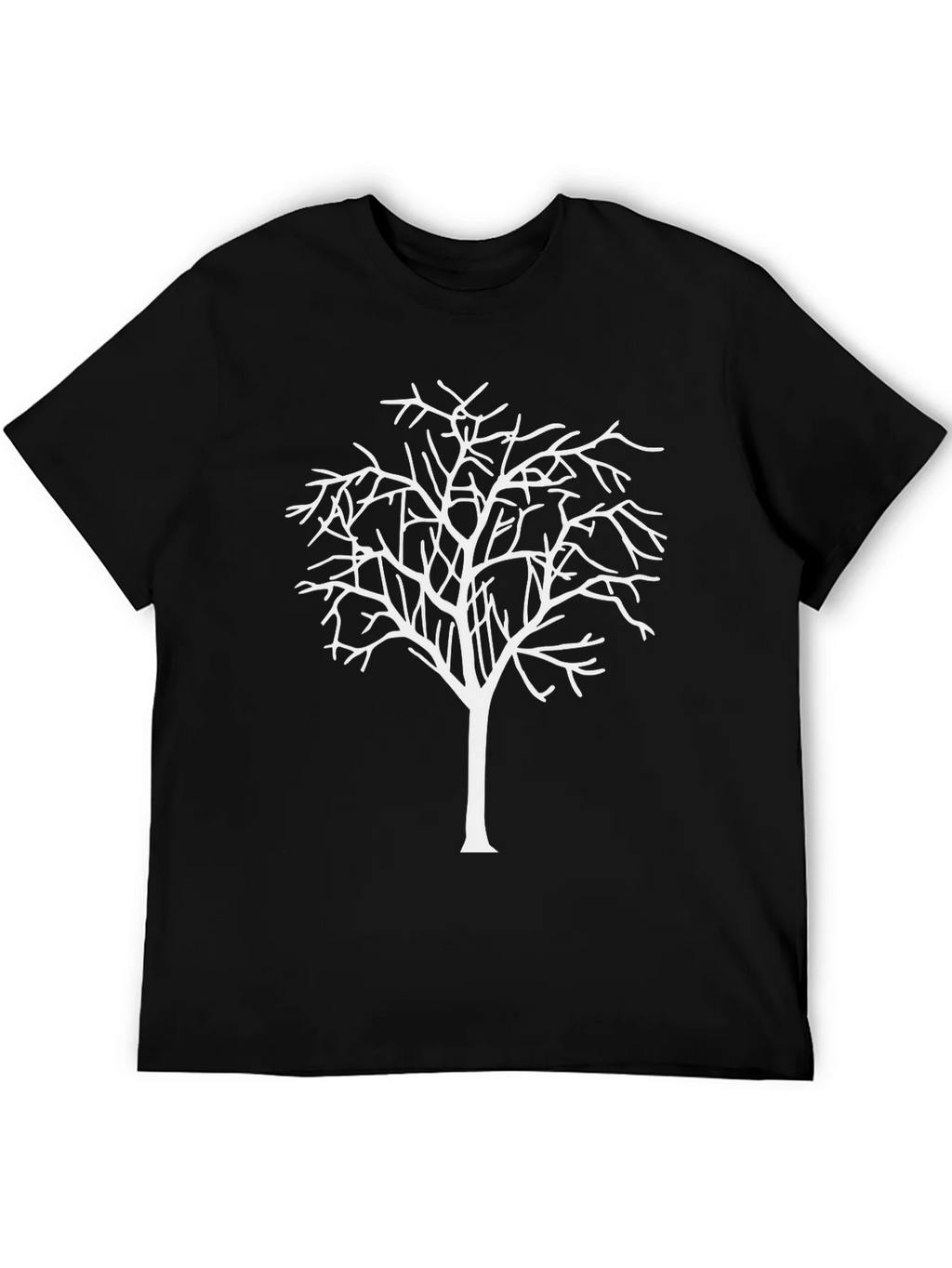 Minimalist Tree Graphic Tee - Black product image 5