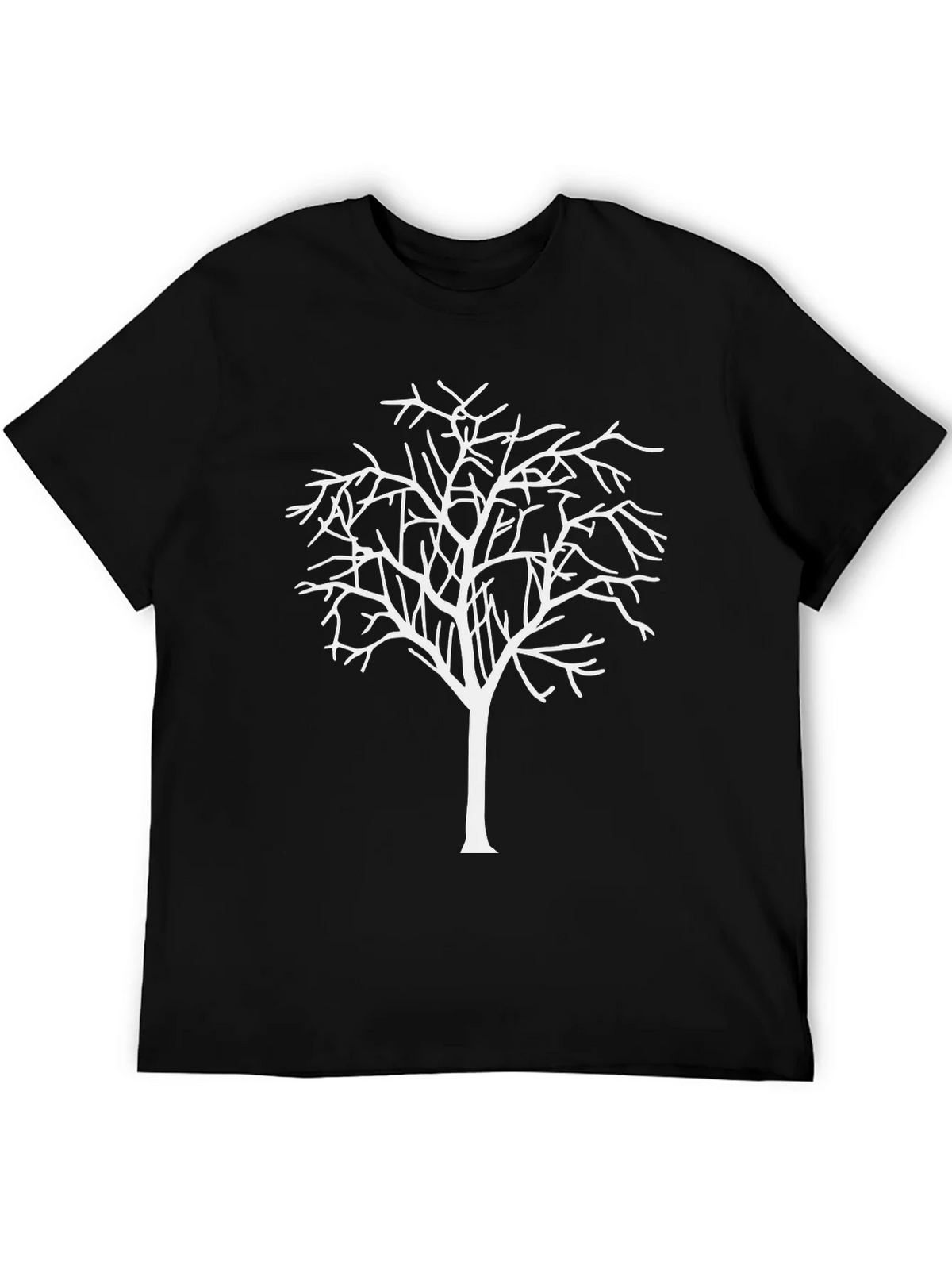 Minimalist Tree Graphic Tee - Black product image 5