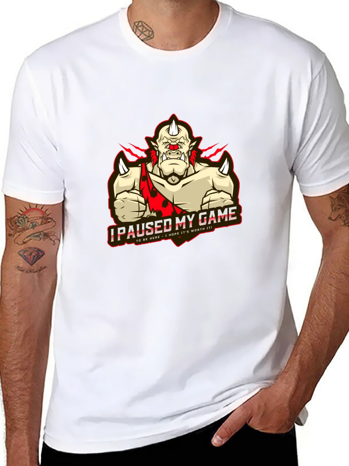 I Paused My Game T-Shirt - Gamer Apparel product image 7
